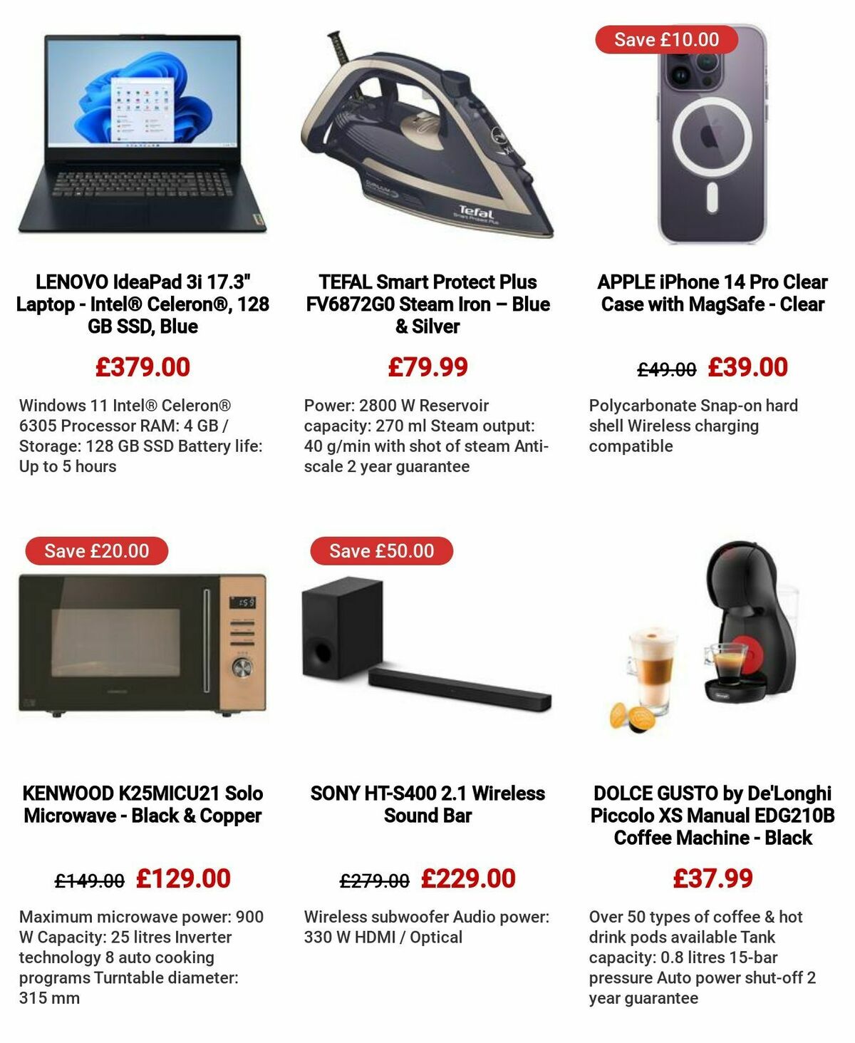 Currys Offers from 24 August