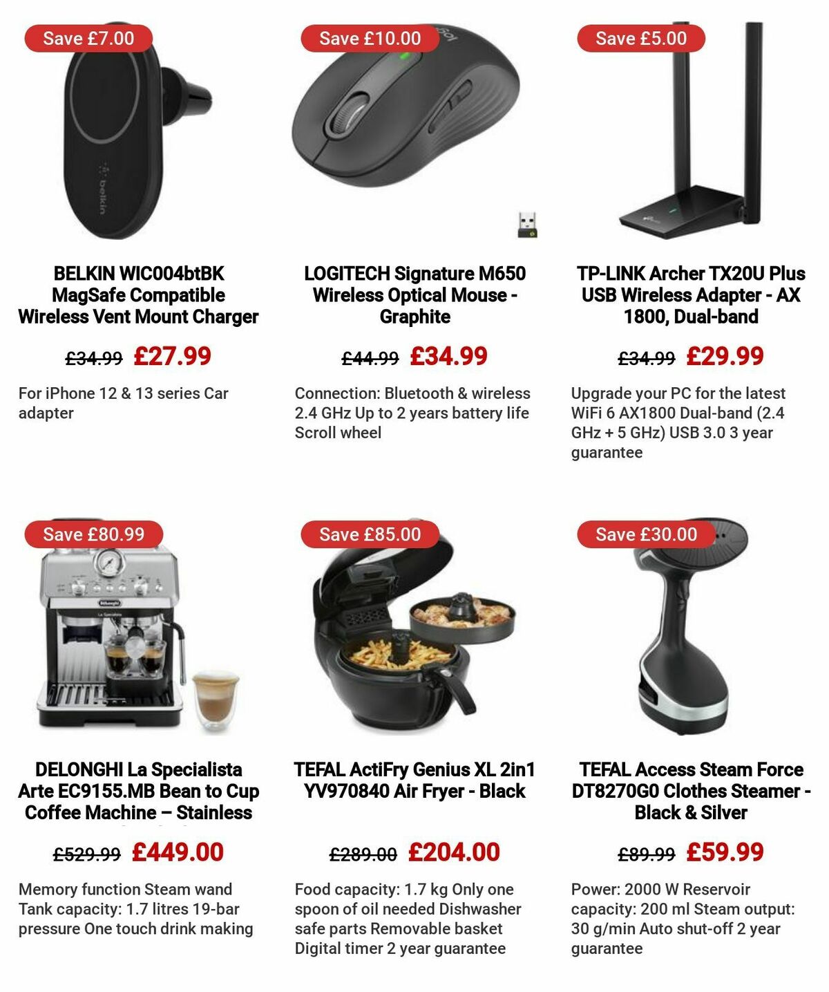 Currys Offers from 24 August