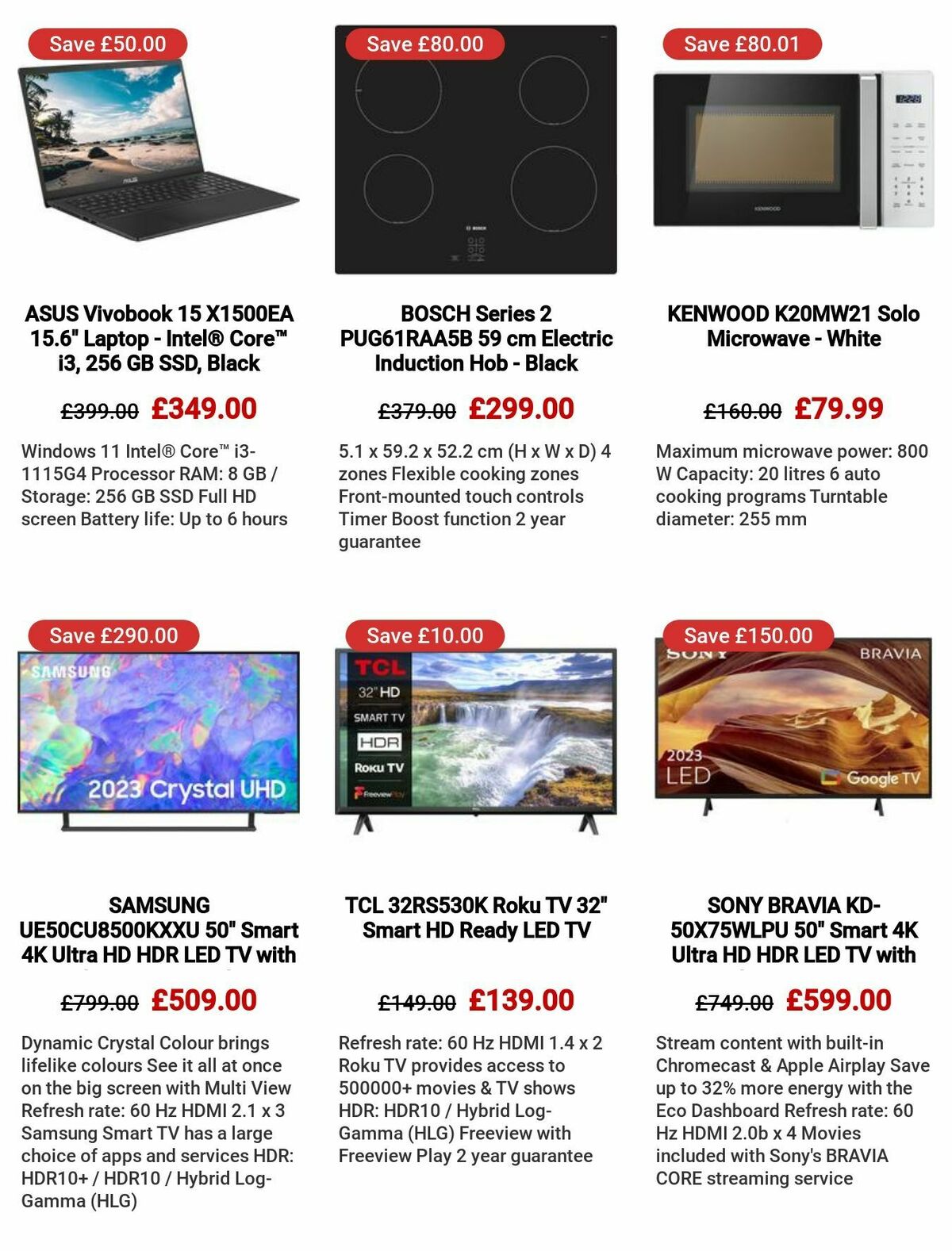 Currys Offers from 24 August