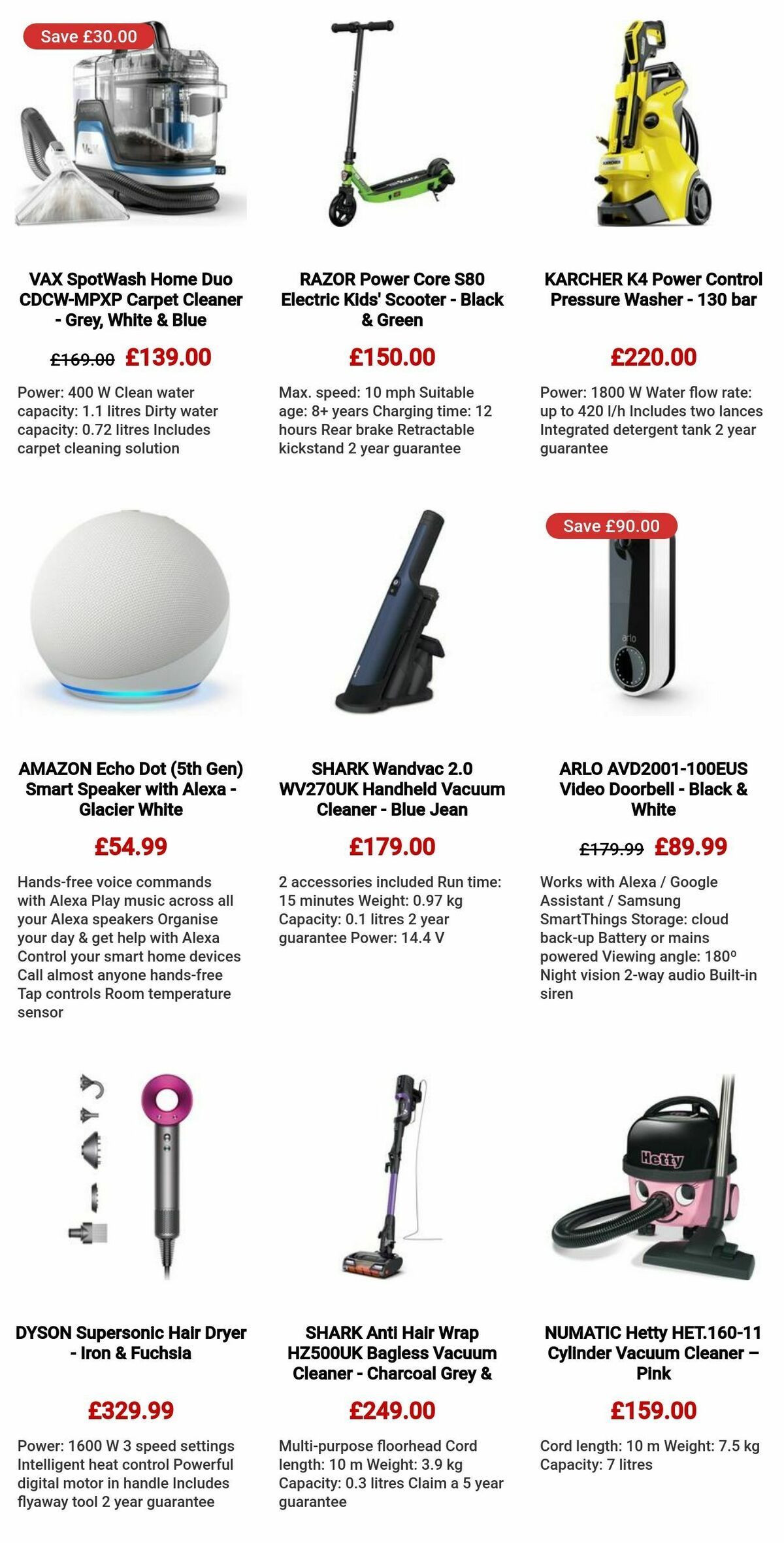 Currys Offers from 7 September