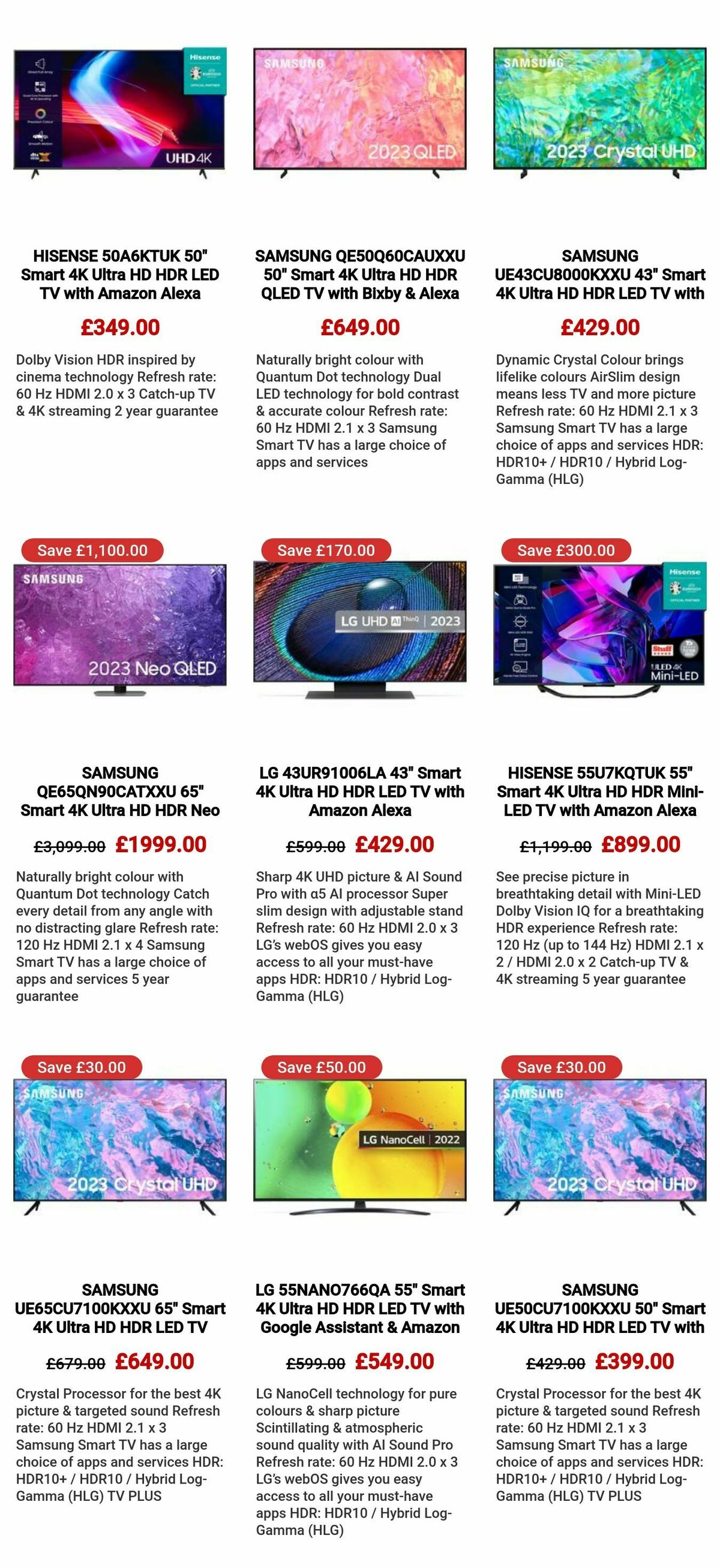 Currys Offers from 7 September