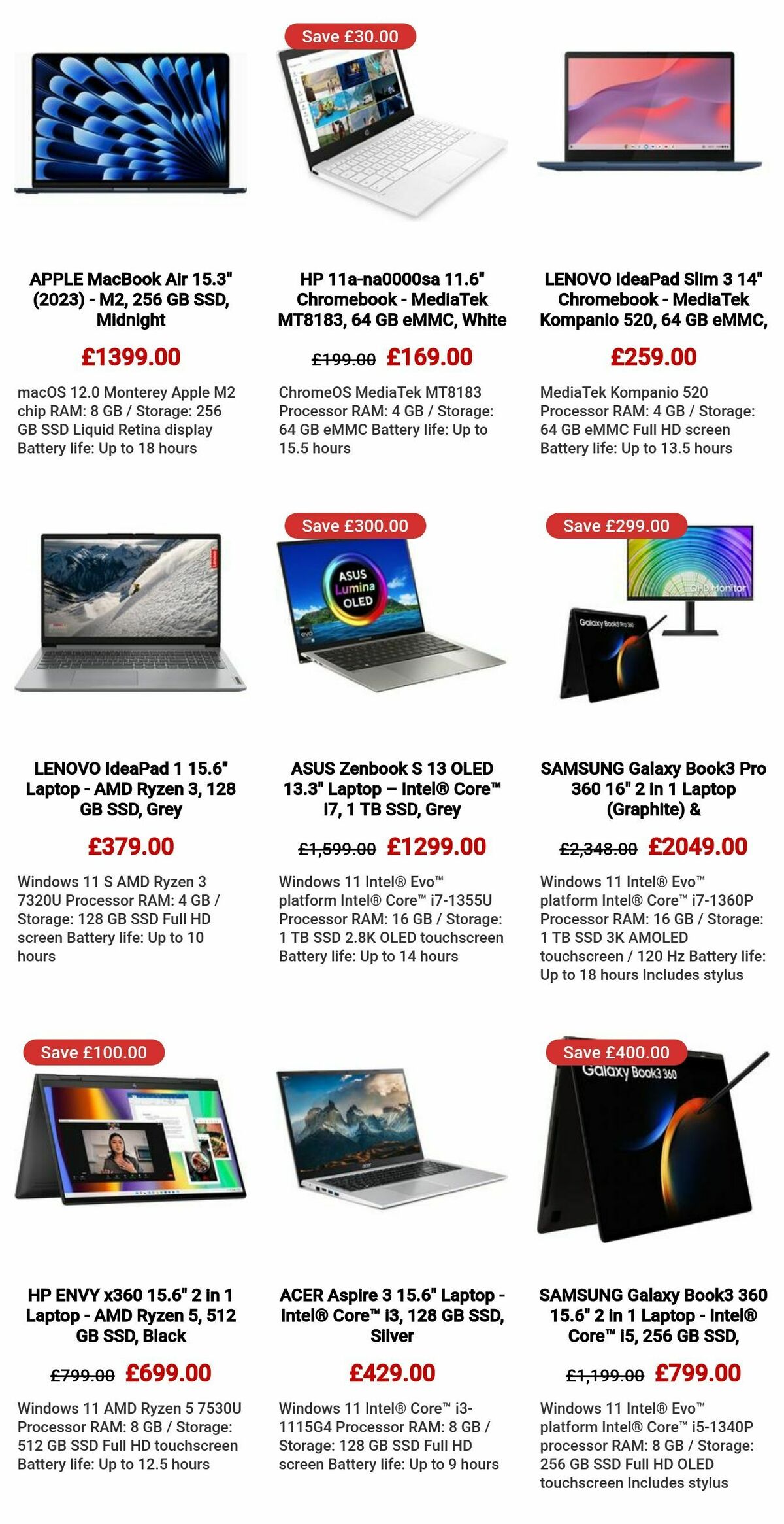 Currys Offers from 7 September