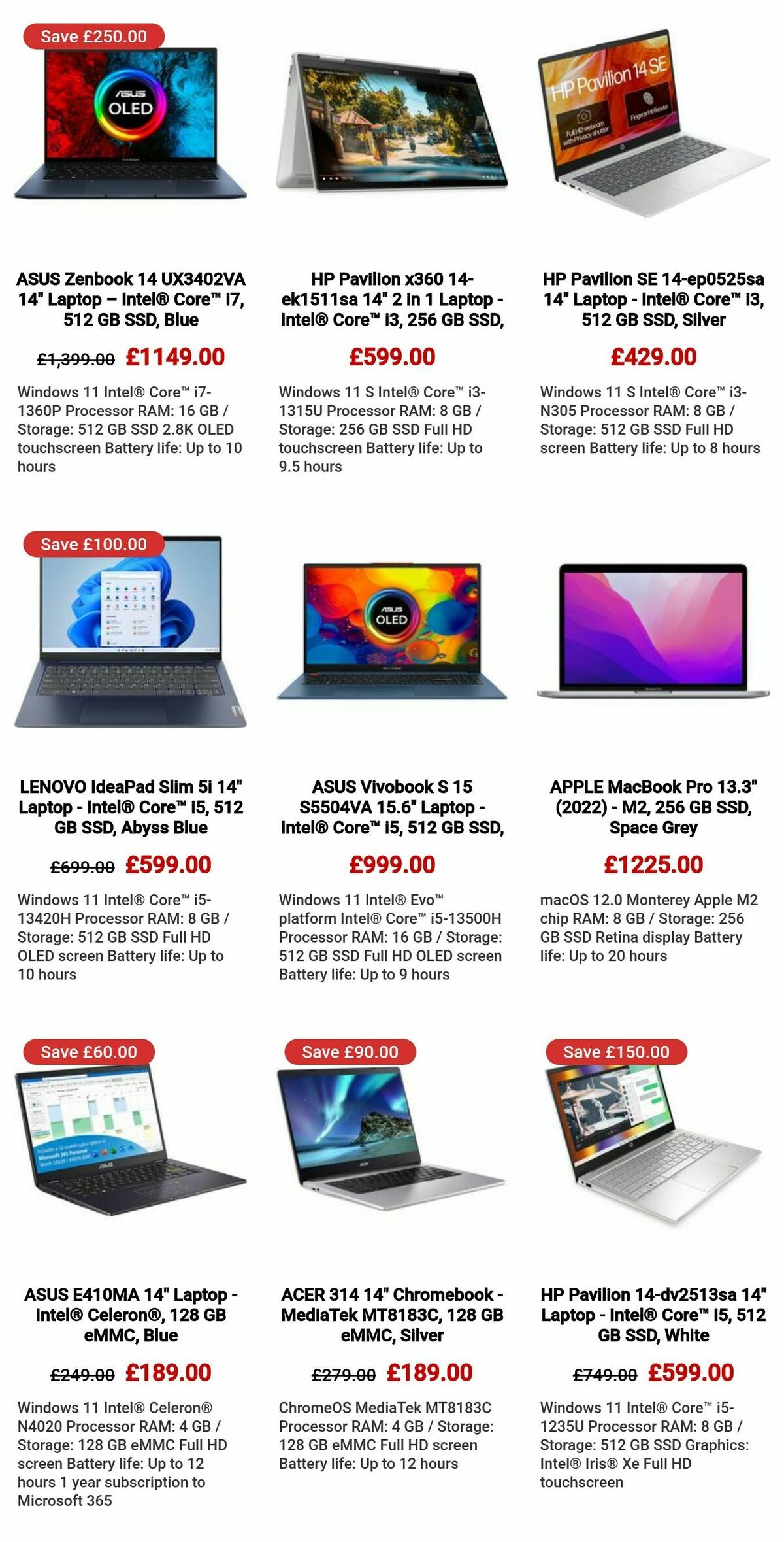 Currys Offers from 7 September