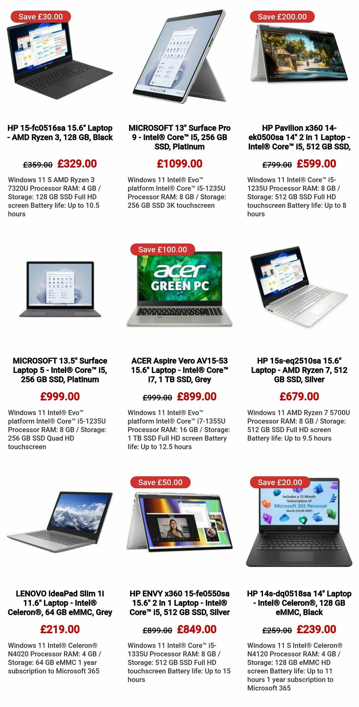 Currys Offers from 7 September