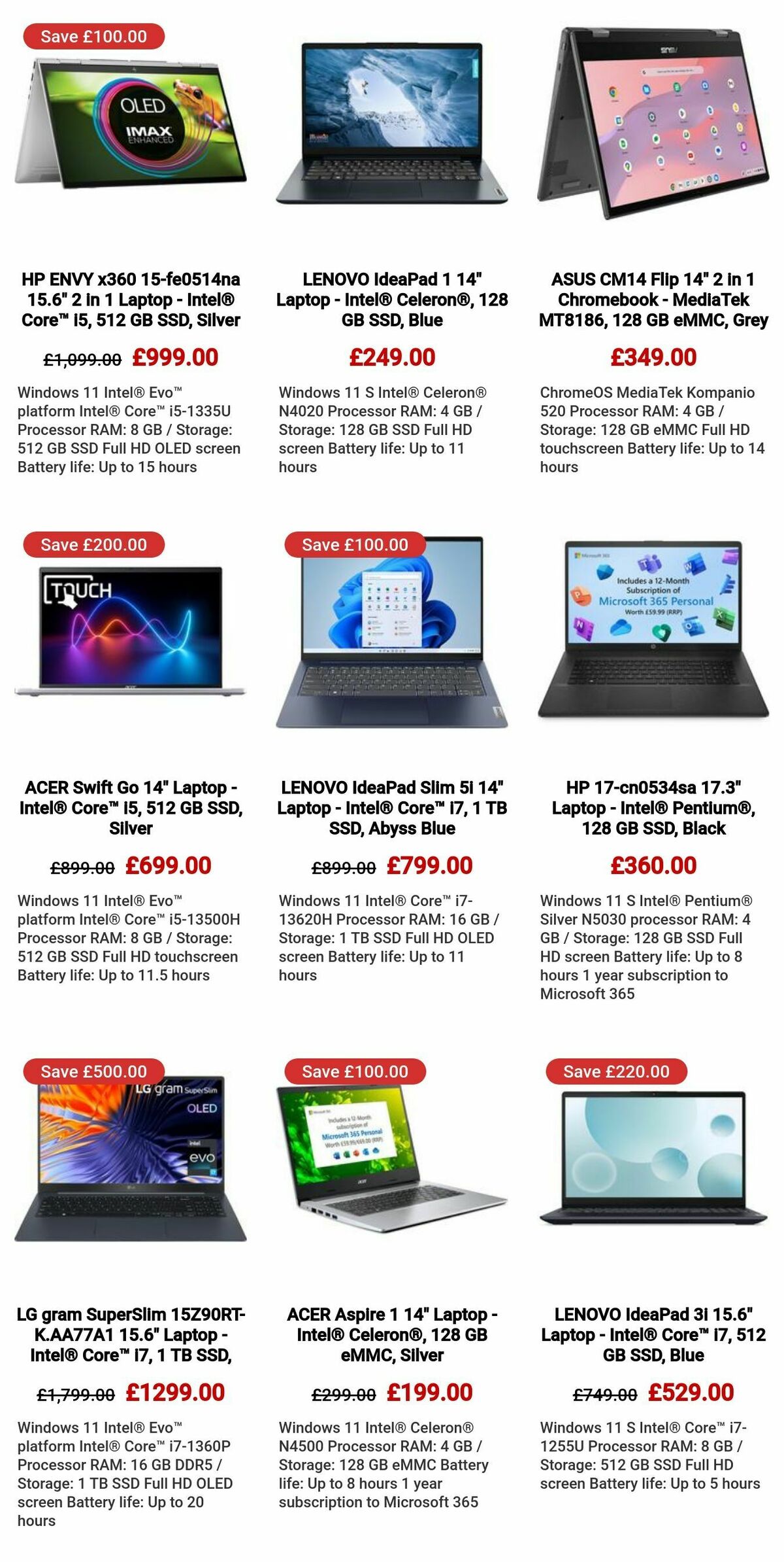 Currys Offers from 7 September