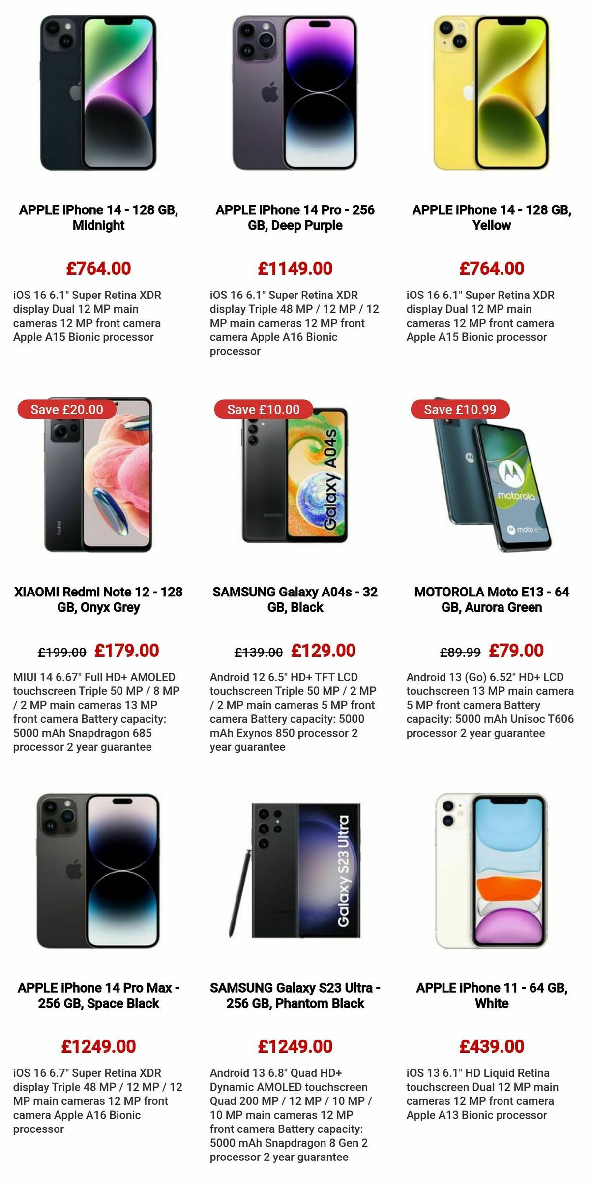 Currys Offers from 7 September