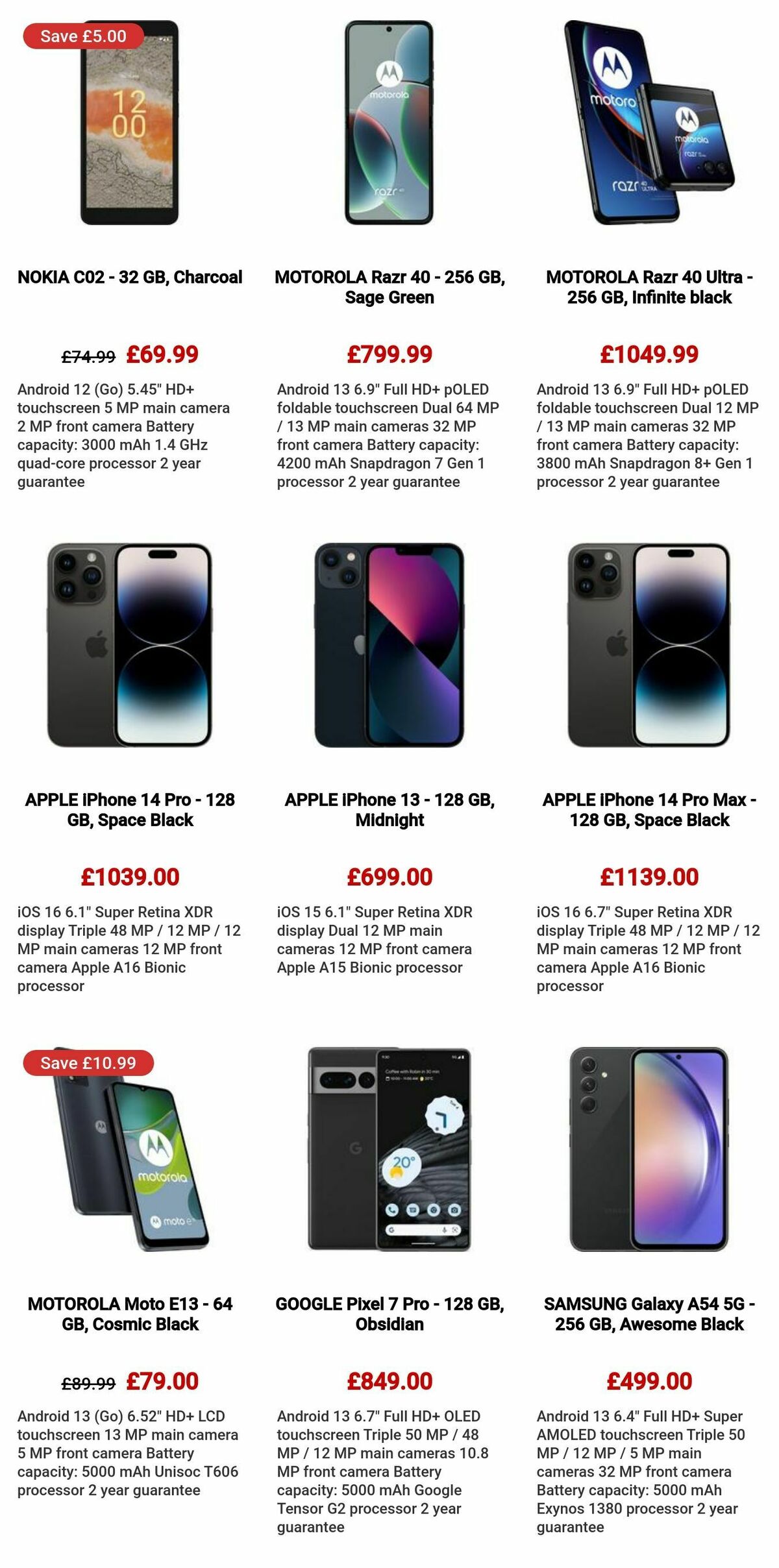 Currys Offers from 7 September