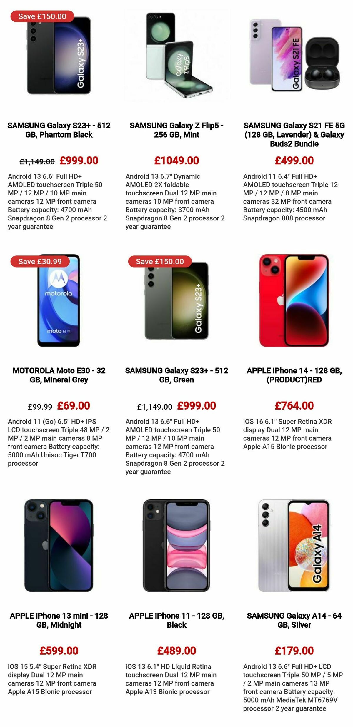 Currys Offers from 7 September