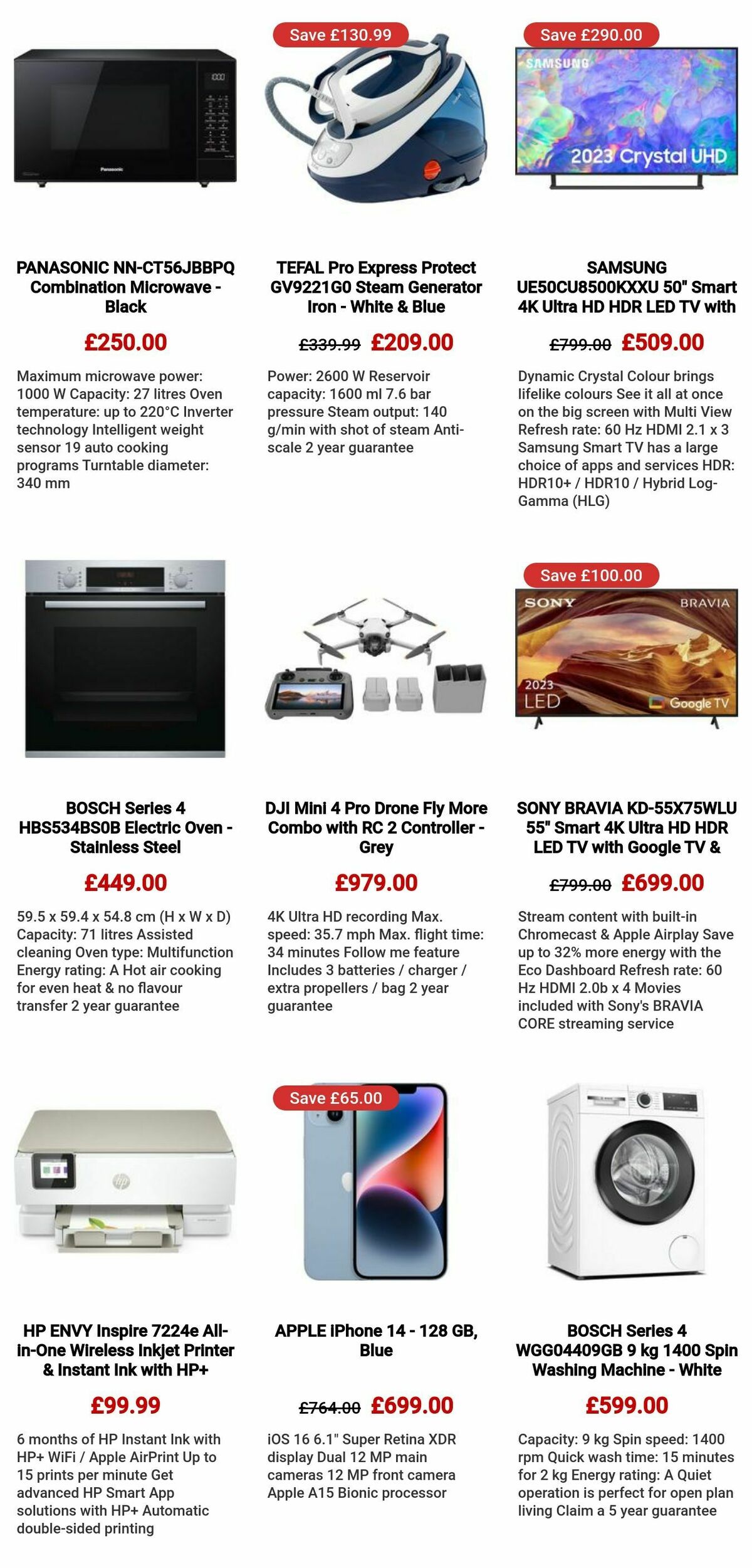 Currys Offers from 27 October