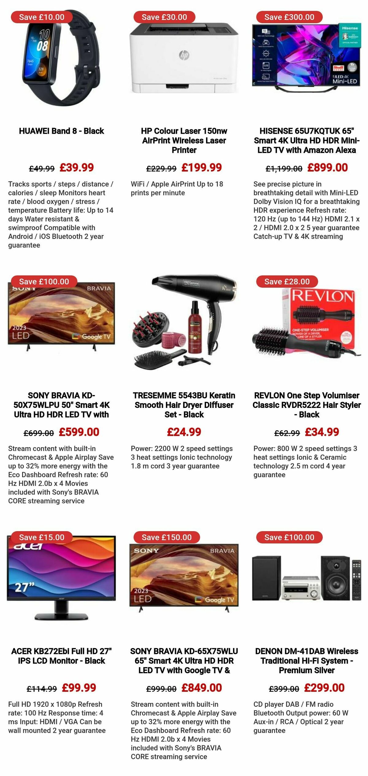 Currys Offers from 29 November