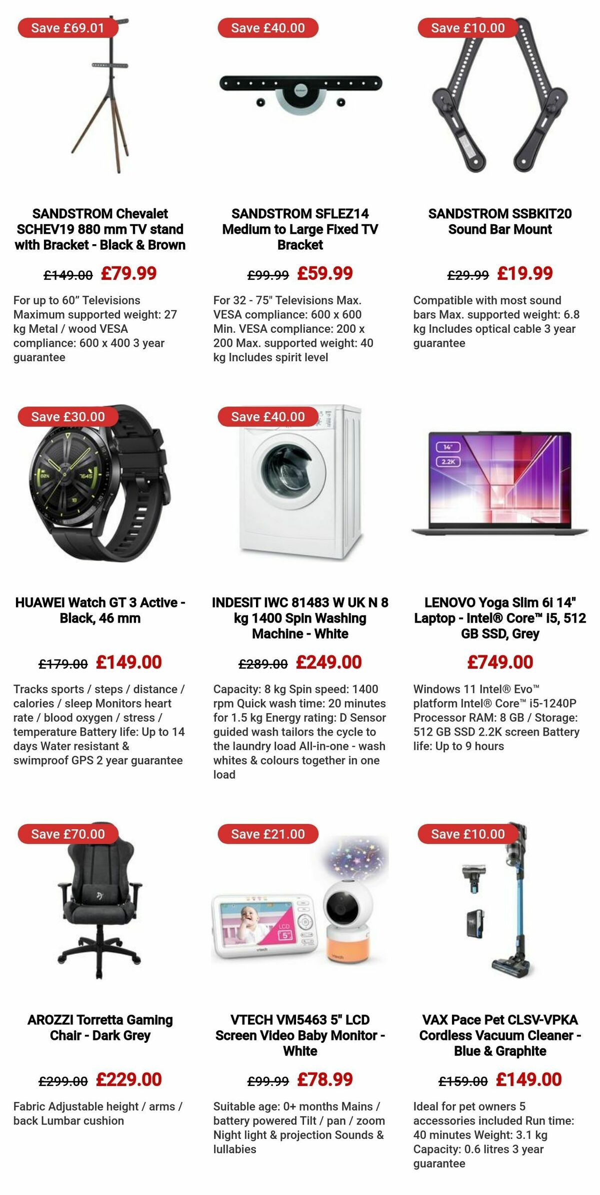 Currys Offers from 29 November