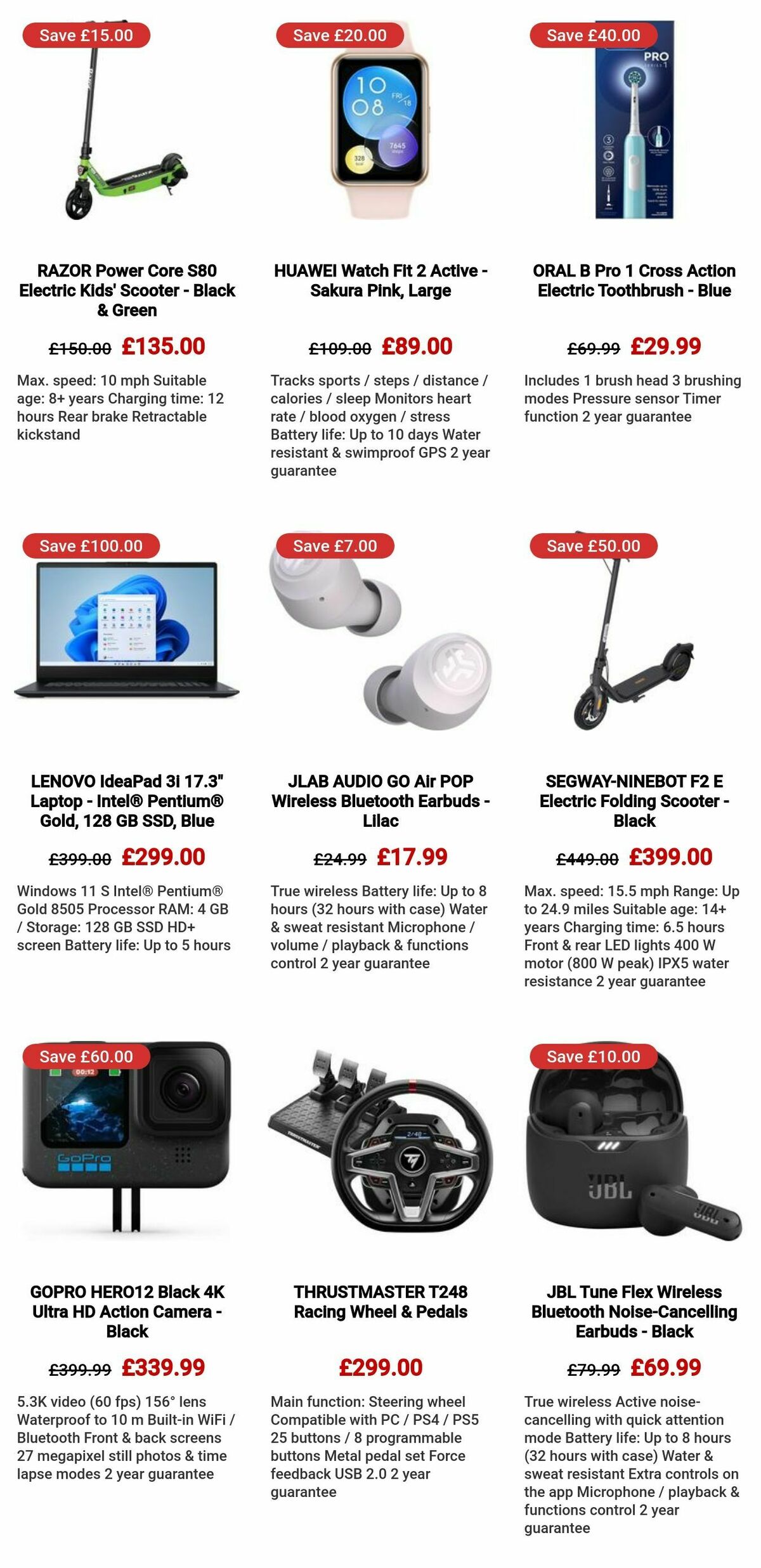 Currys Offers from 29 November