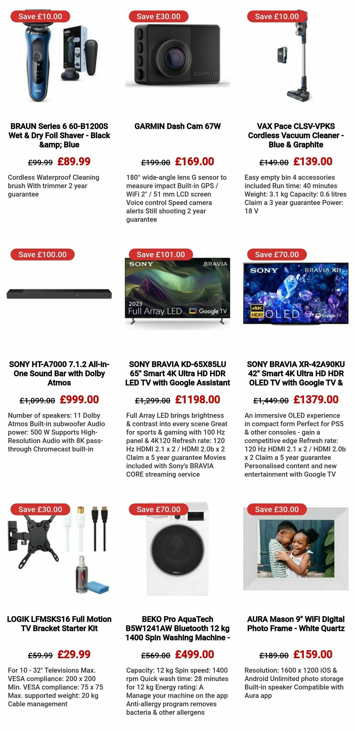 Currys Offers from 29 November