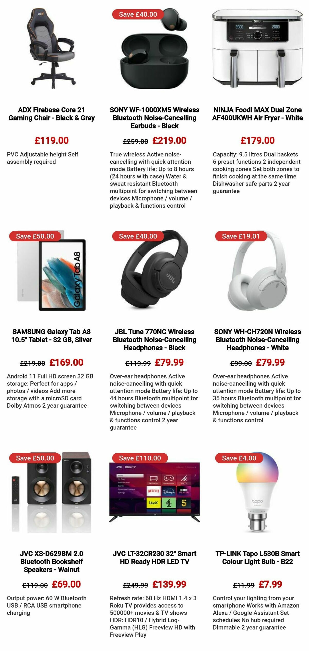 Currys Offers from 29 November