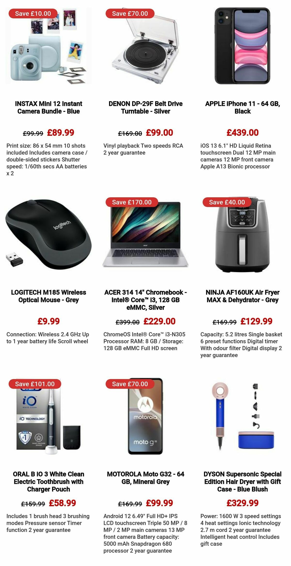 Currys Offers from 7 December