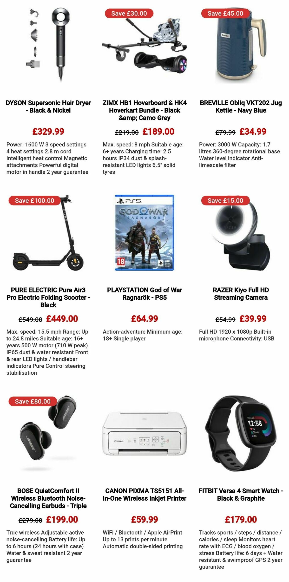 Currys Offers from 7 December