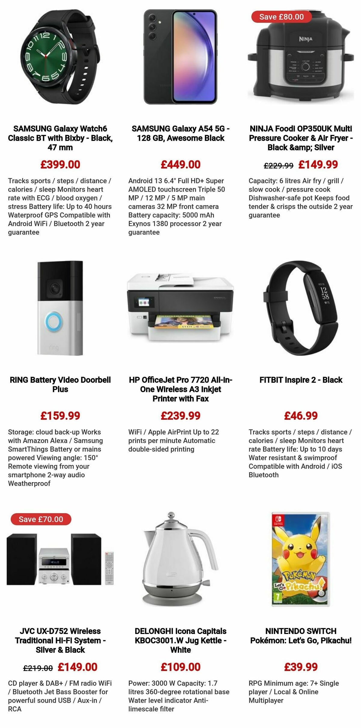 Currys Offers from 7 December