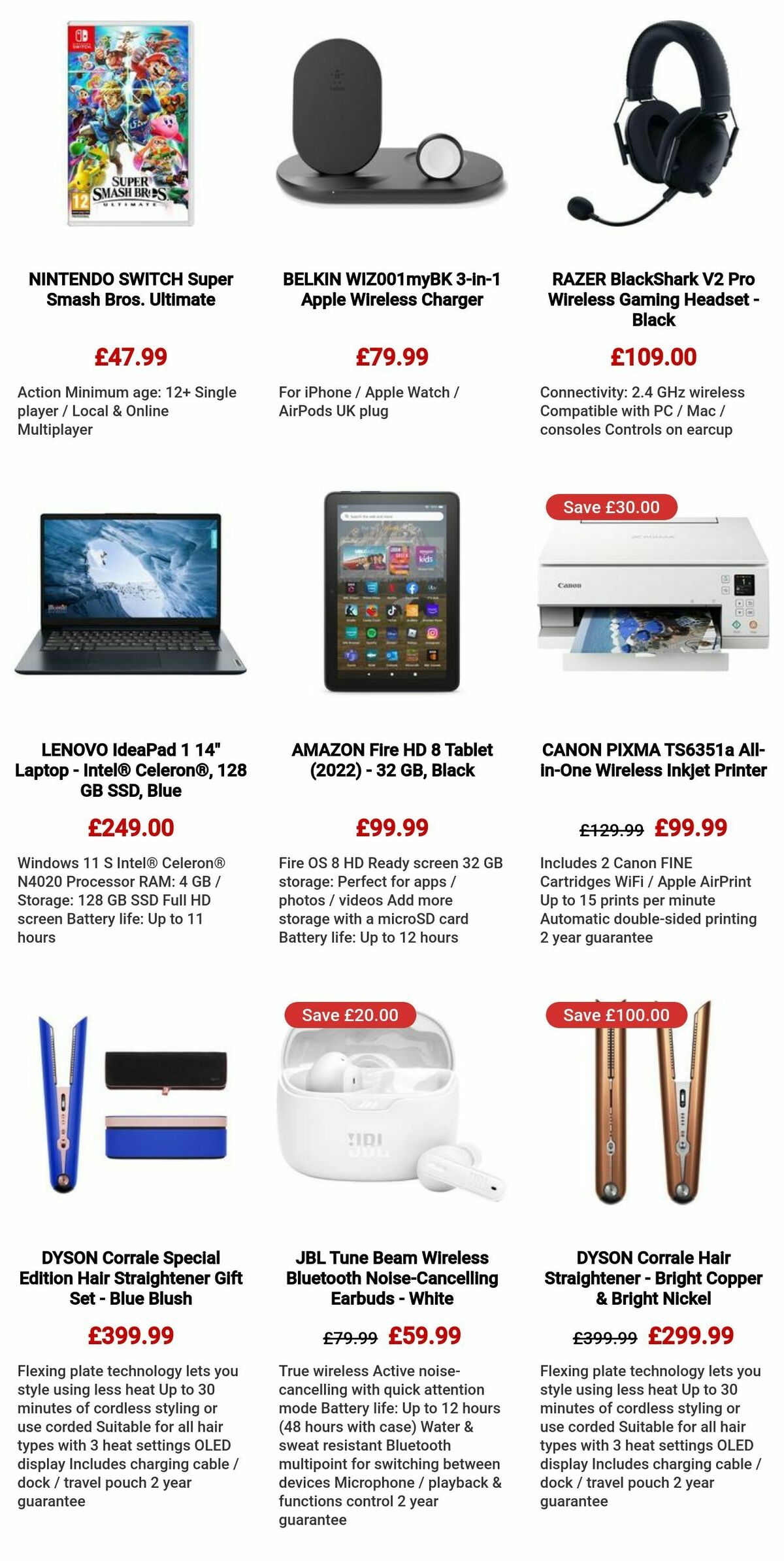 Currys Offers from 7 December