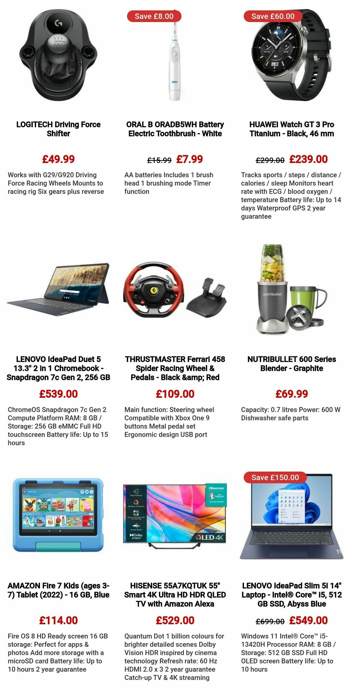 Currys Offers from 7 December