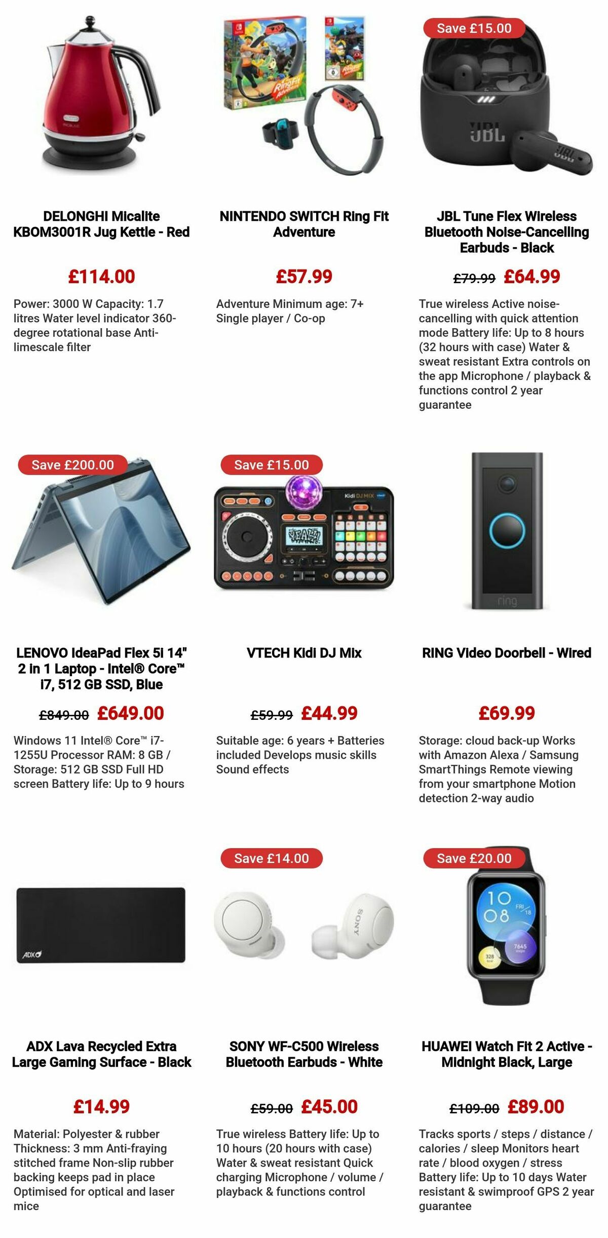 Currys Offers from 7 December