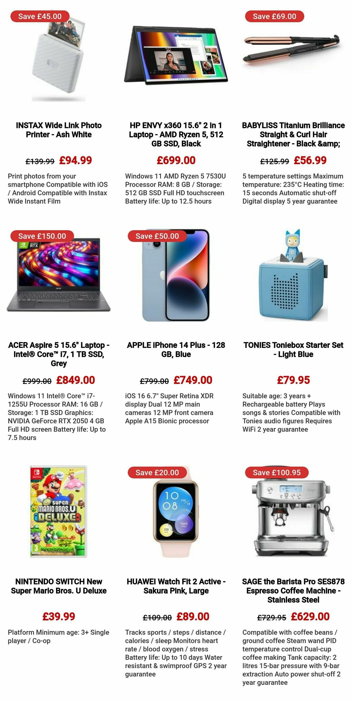 Currys Offers from 7 December