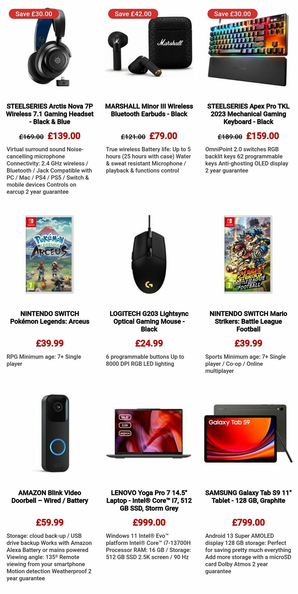 Currys Offers from 7 December