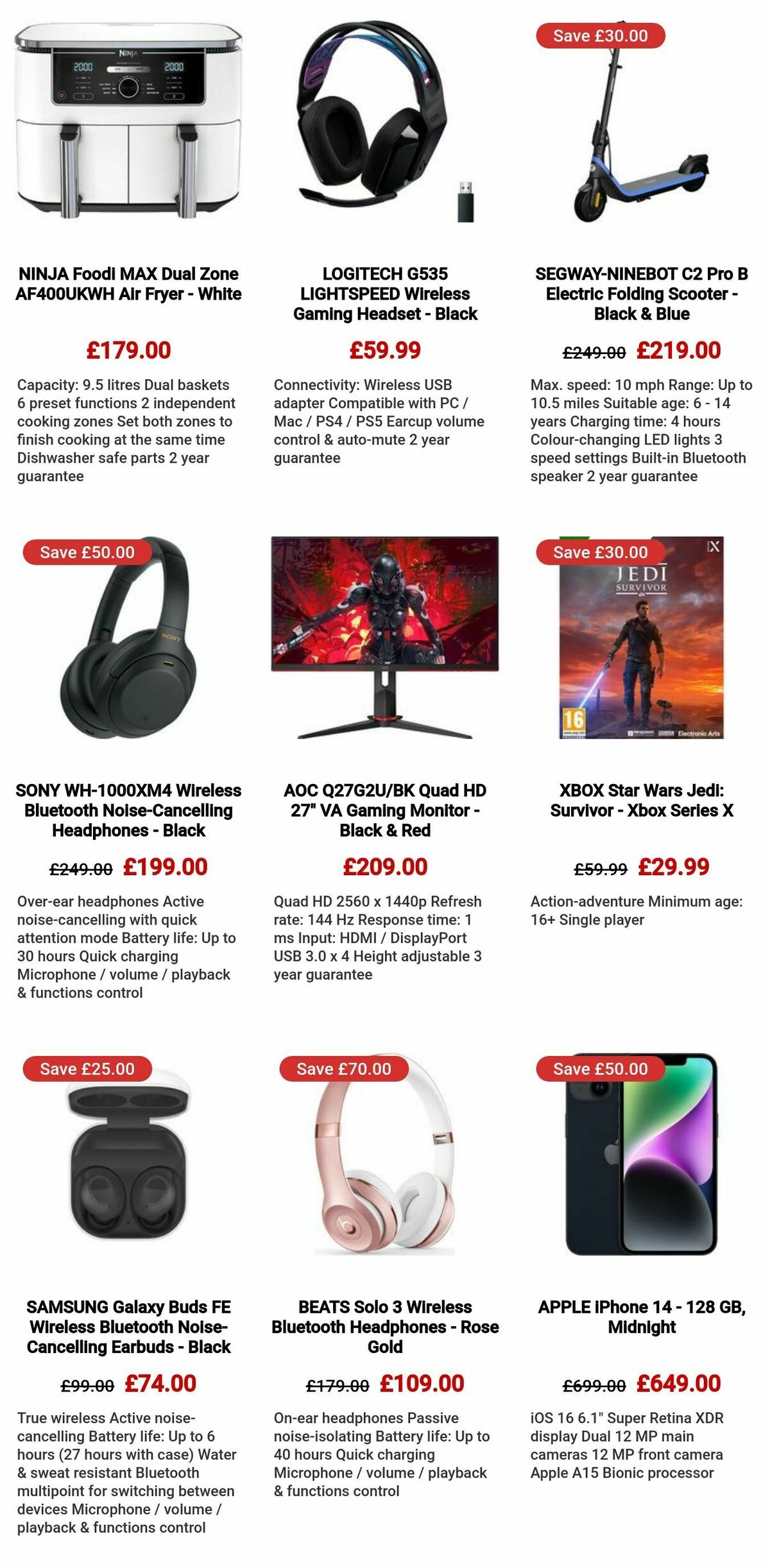 Currys Offers from 7 December