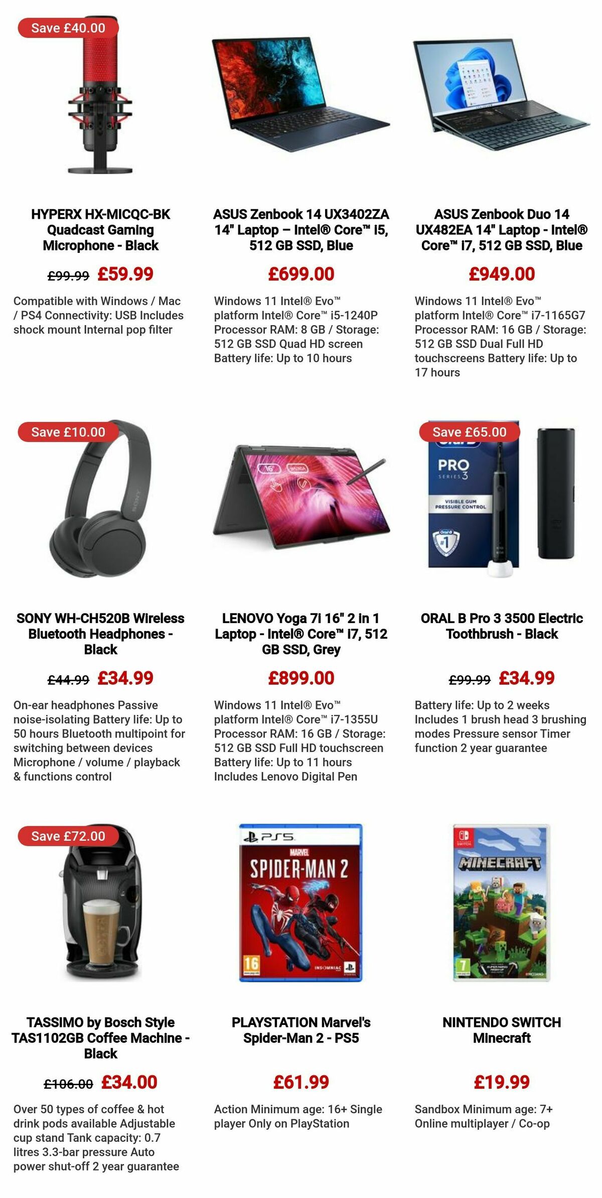 Currys Offers from 7 December