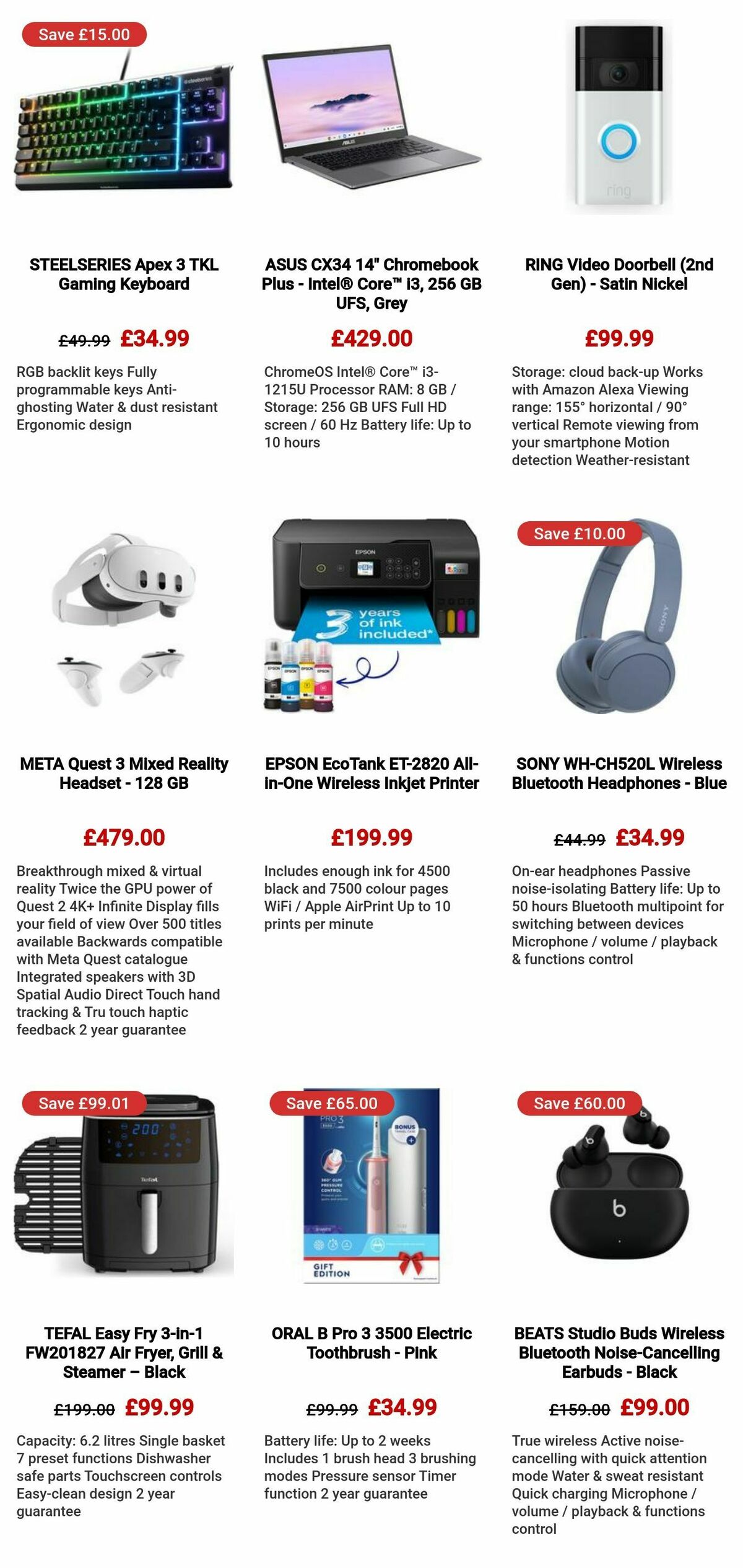 Currys Offers from 7 December