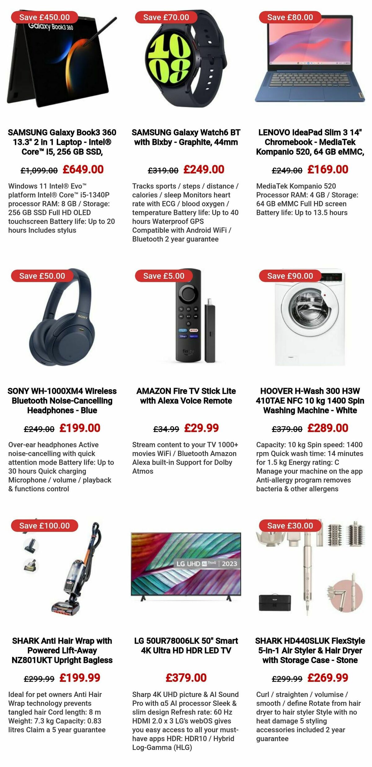 Currys Offers from 25 December