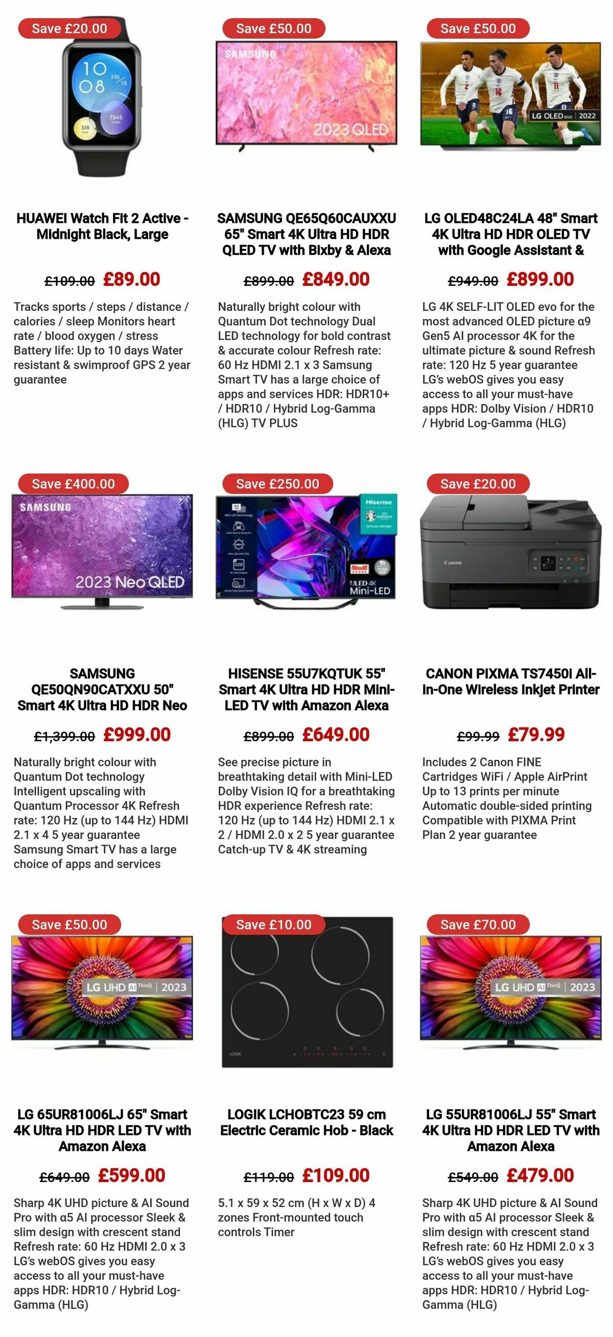 Currys Offers from 25 December