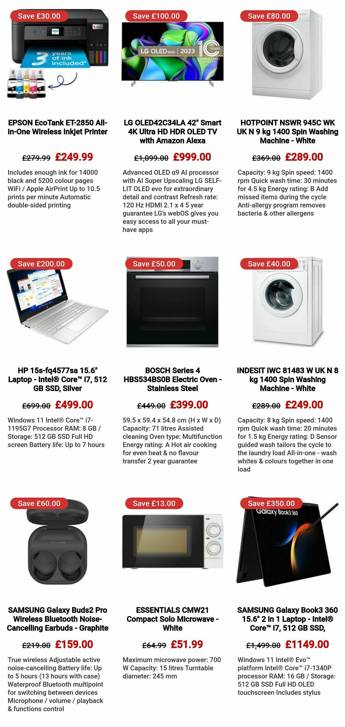 Currys Offers from 25 December