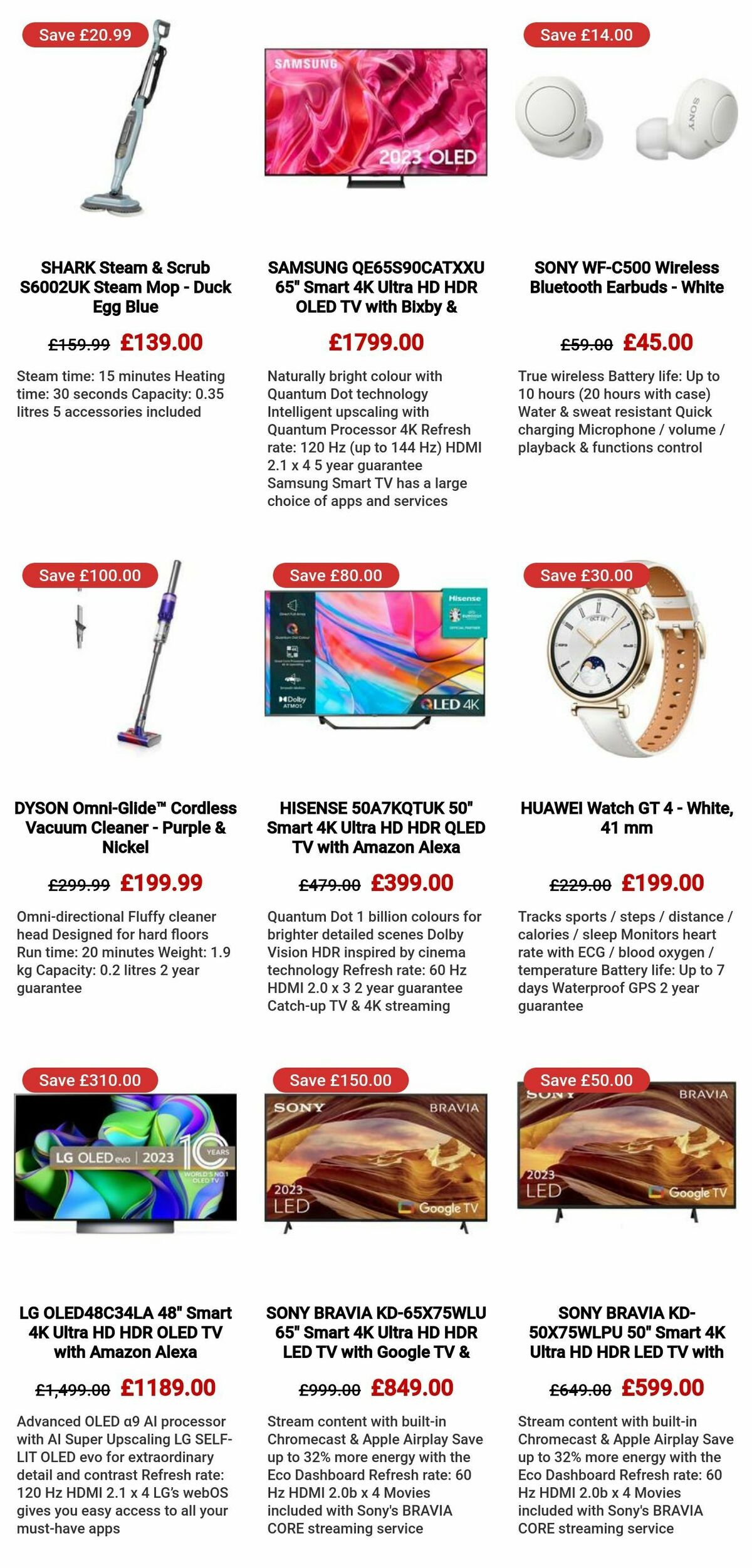 Currys Offers from 25 December