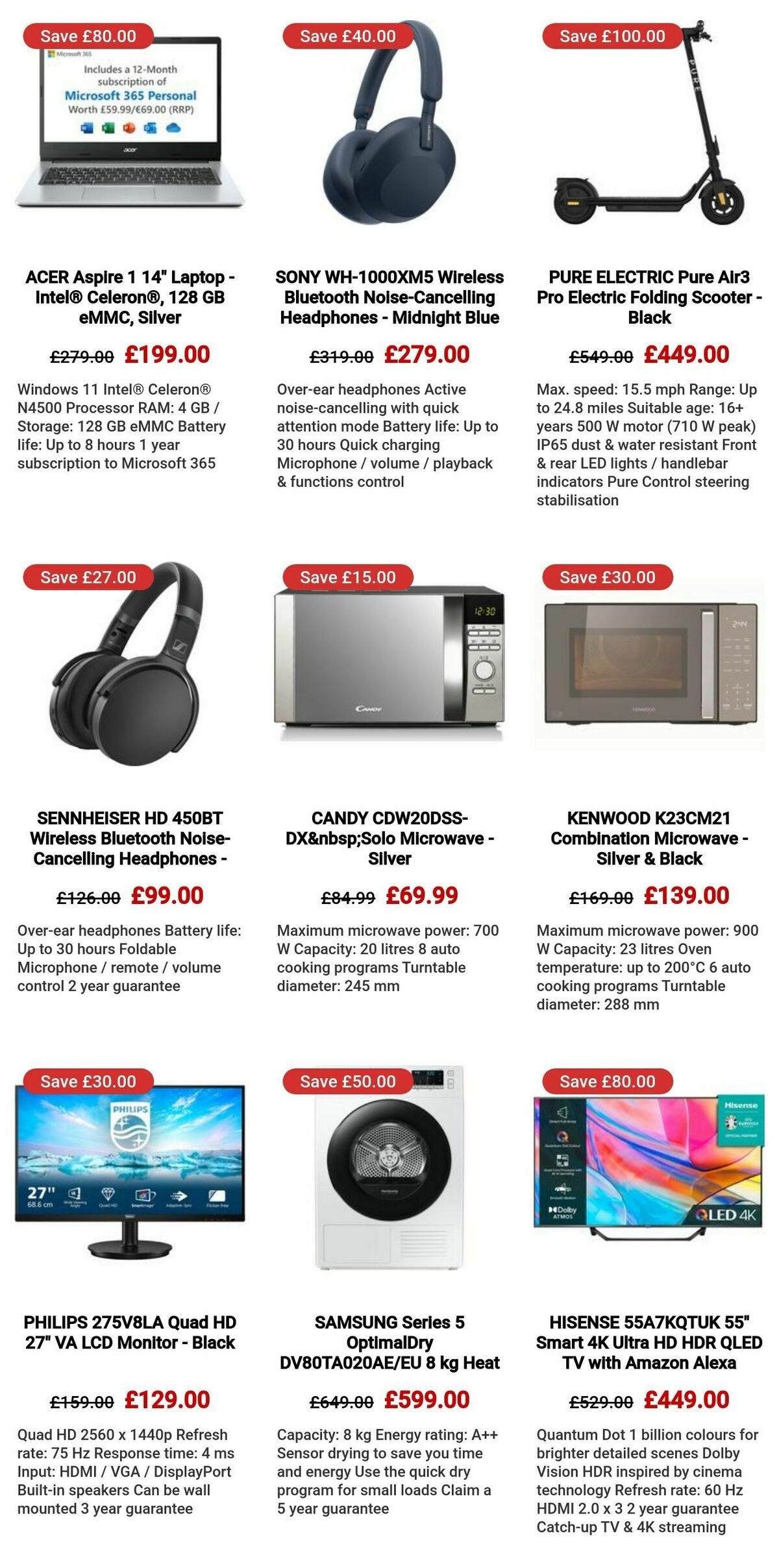 Currys Offers from 25 December