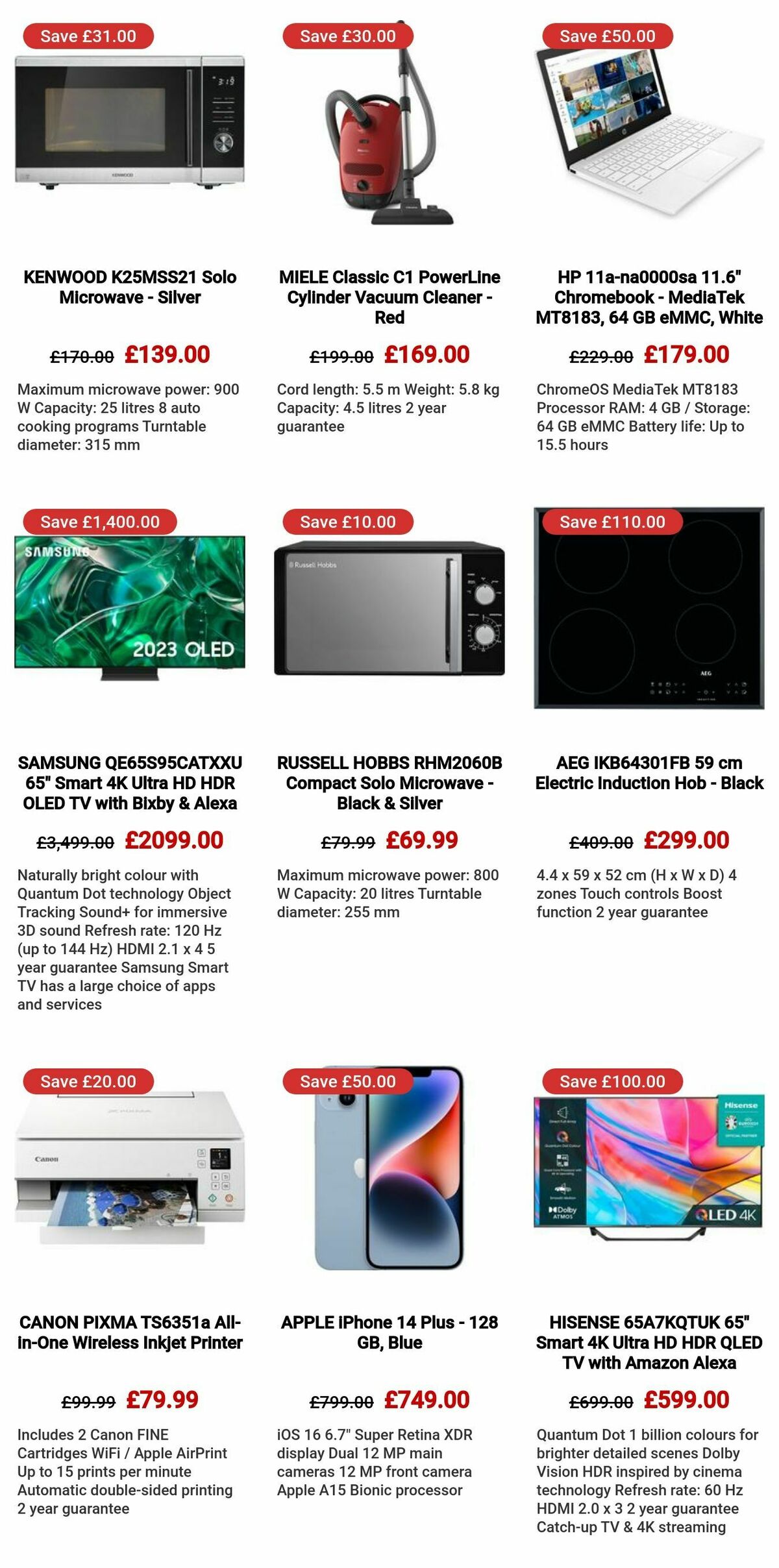 Currys Offers from 25 December