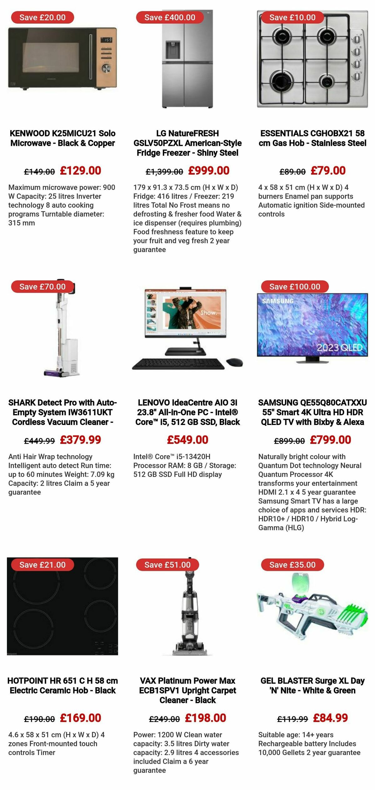 Currys Offers from 25 December