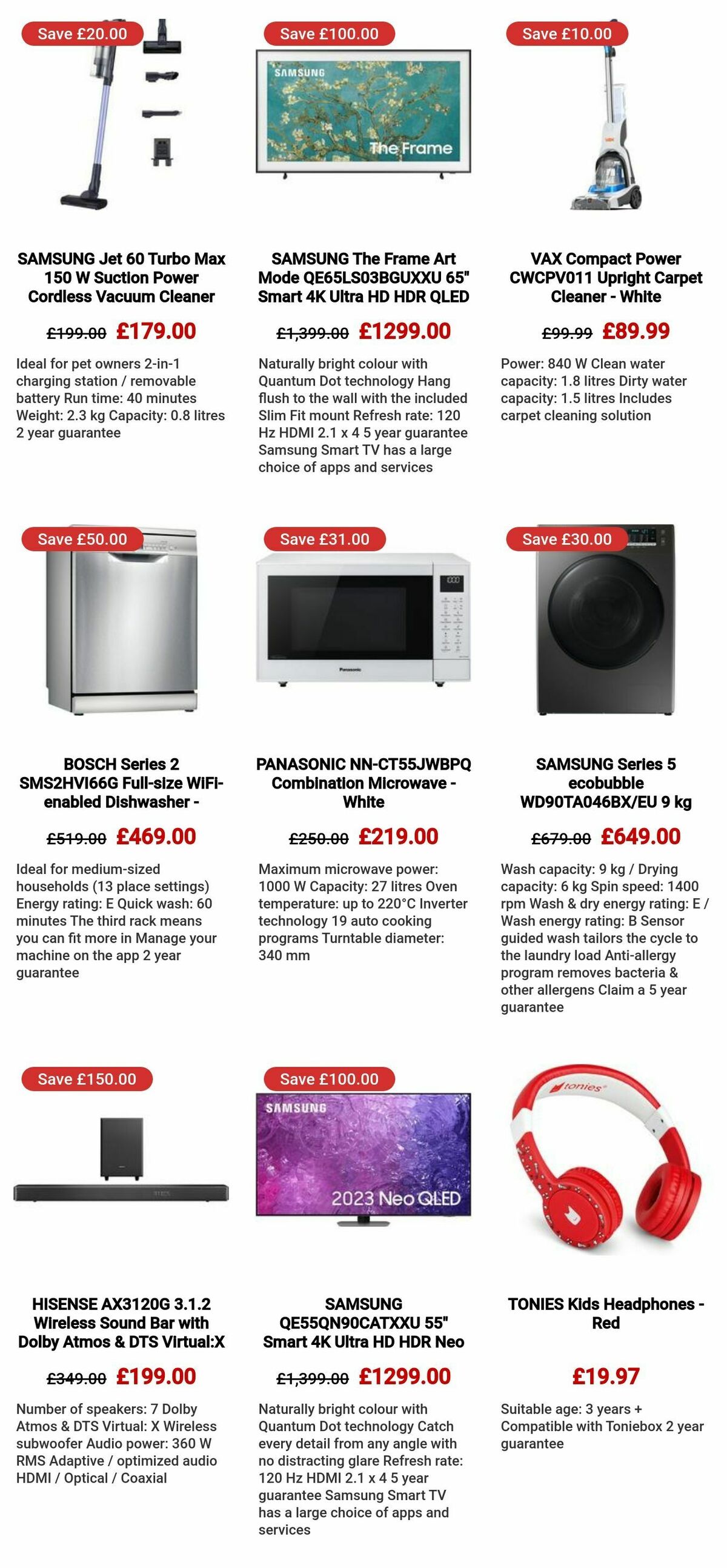 Currys Offers from 25 December