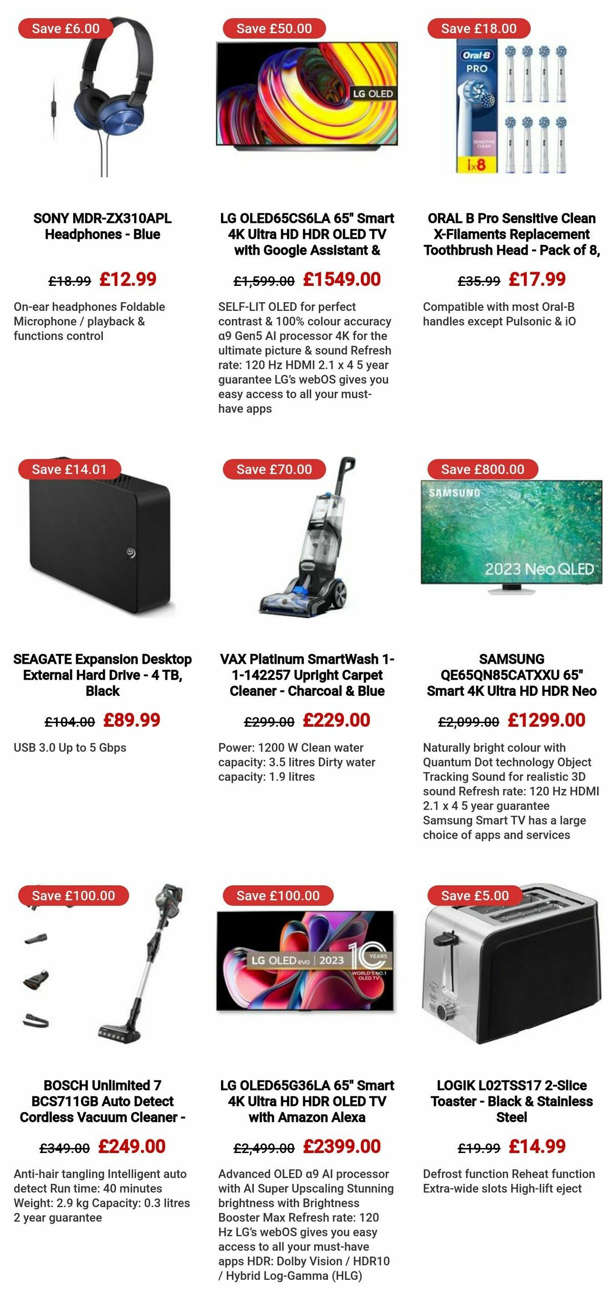 Currys Offers from 25 December