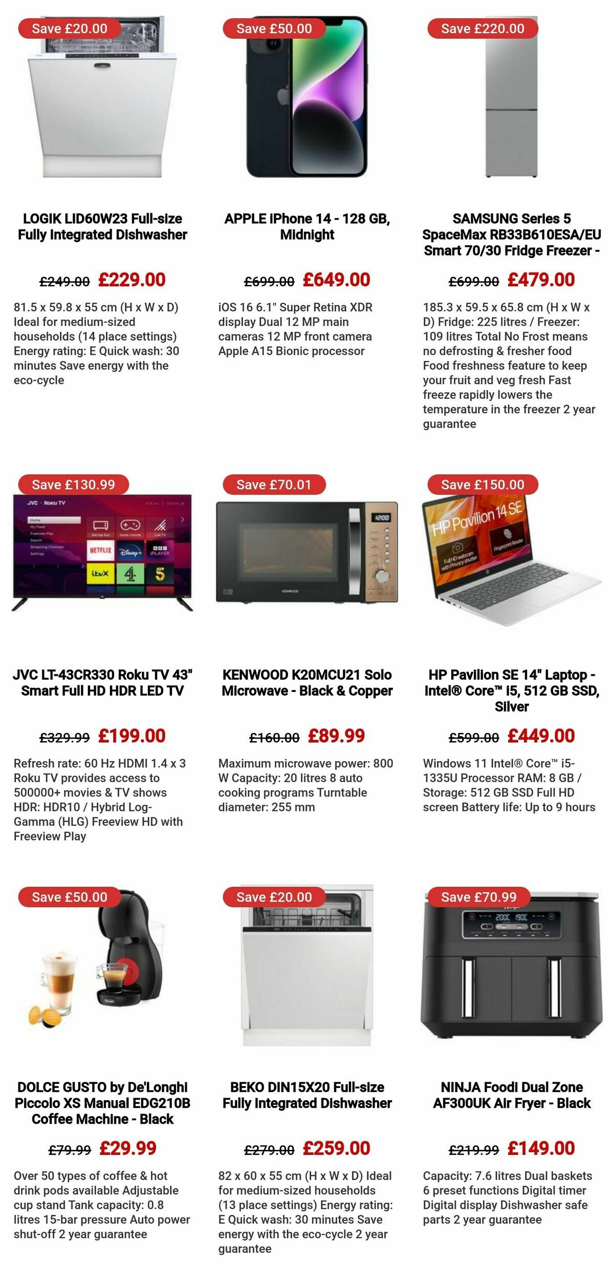 Currys Offers from 25 December