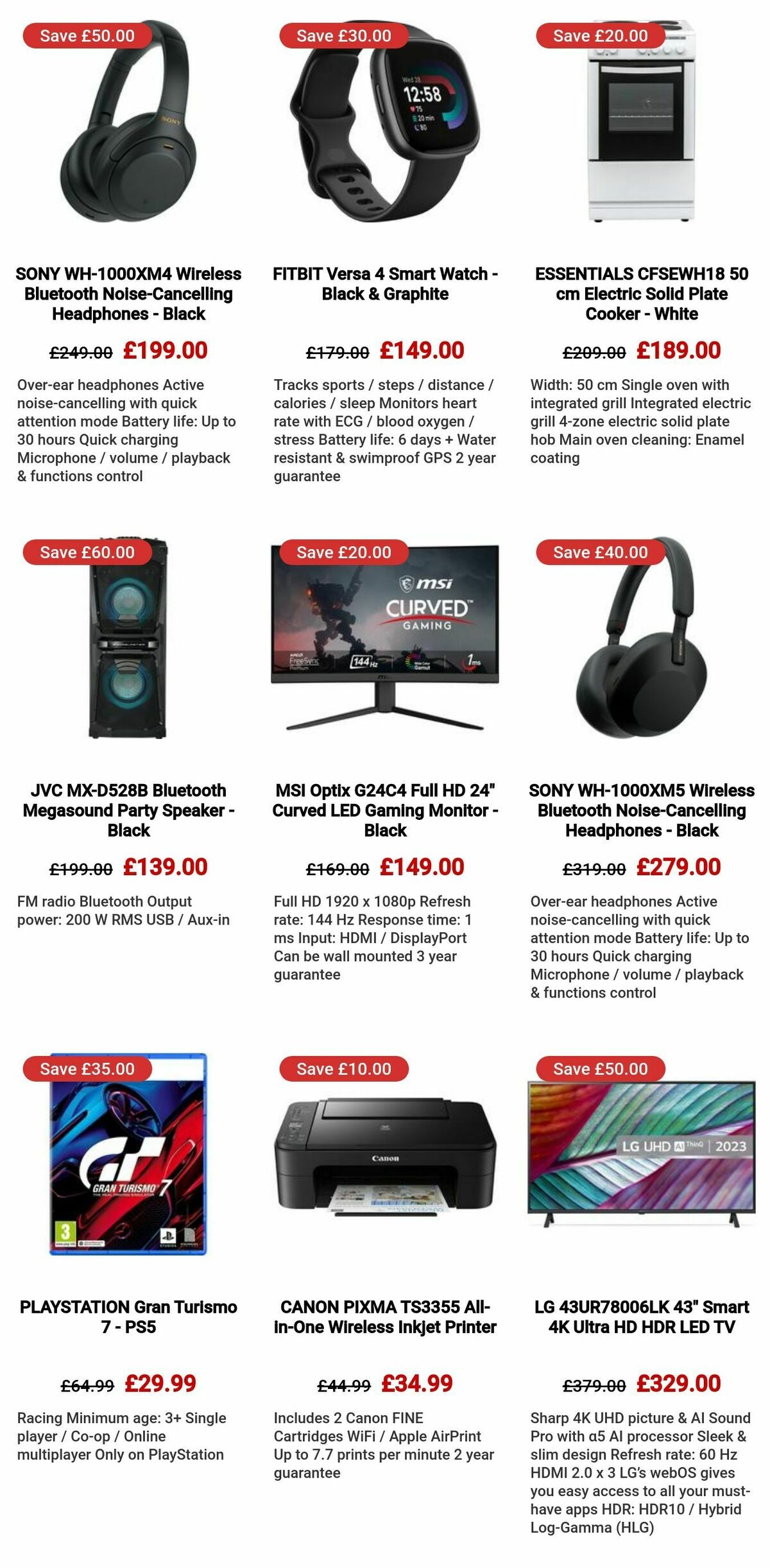 Currys Offers from 25 December