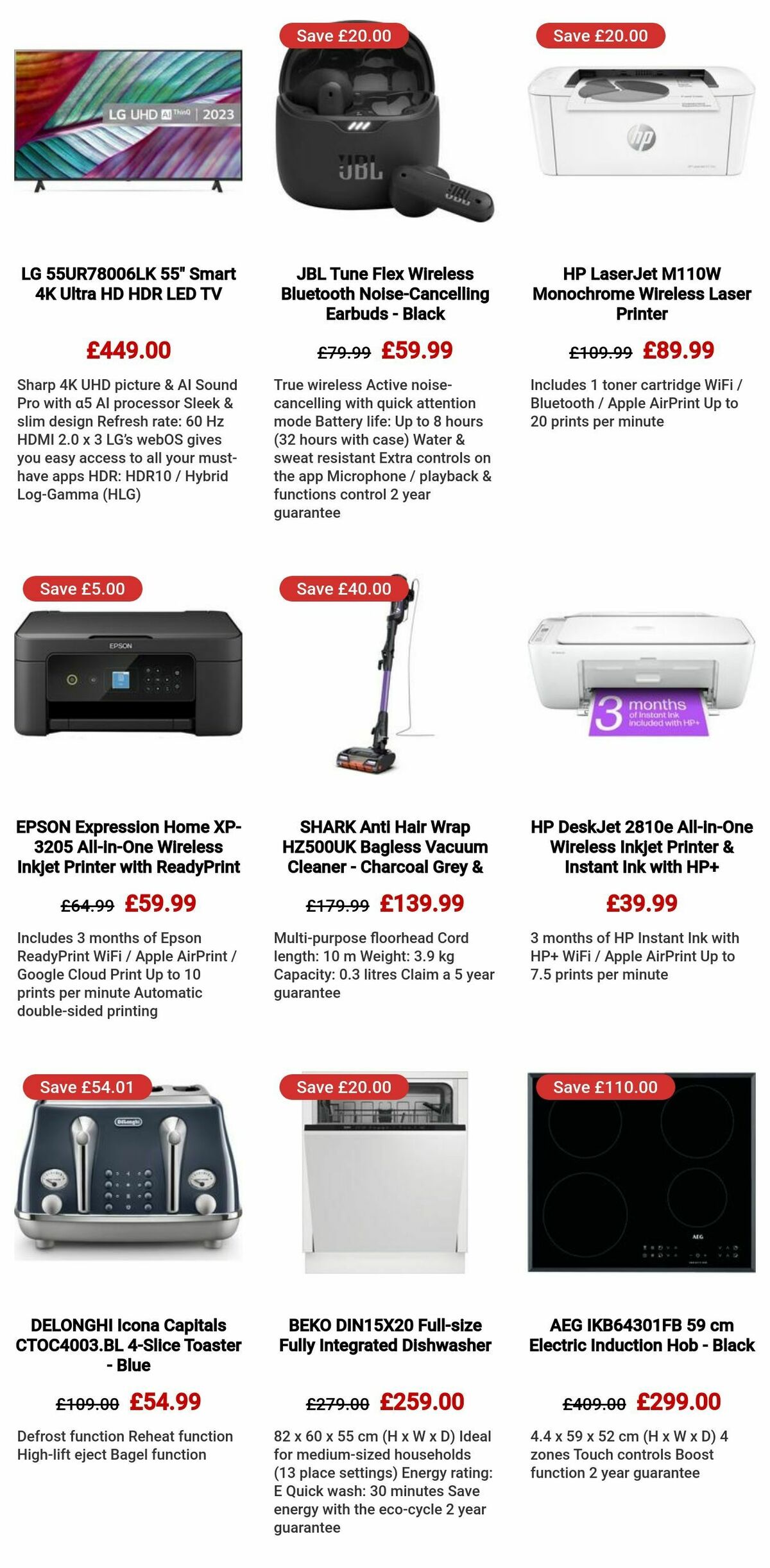 Currys Offers from 18 January