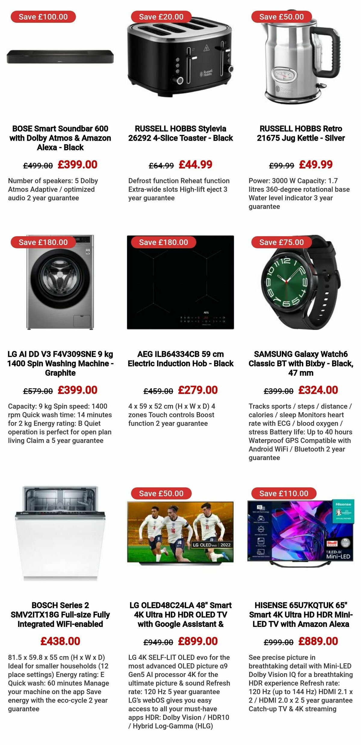 Currys Offers from 18 January