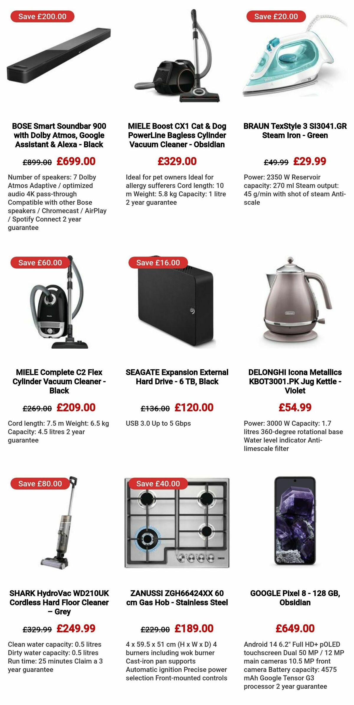 Currys Offers from 18 January