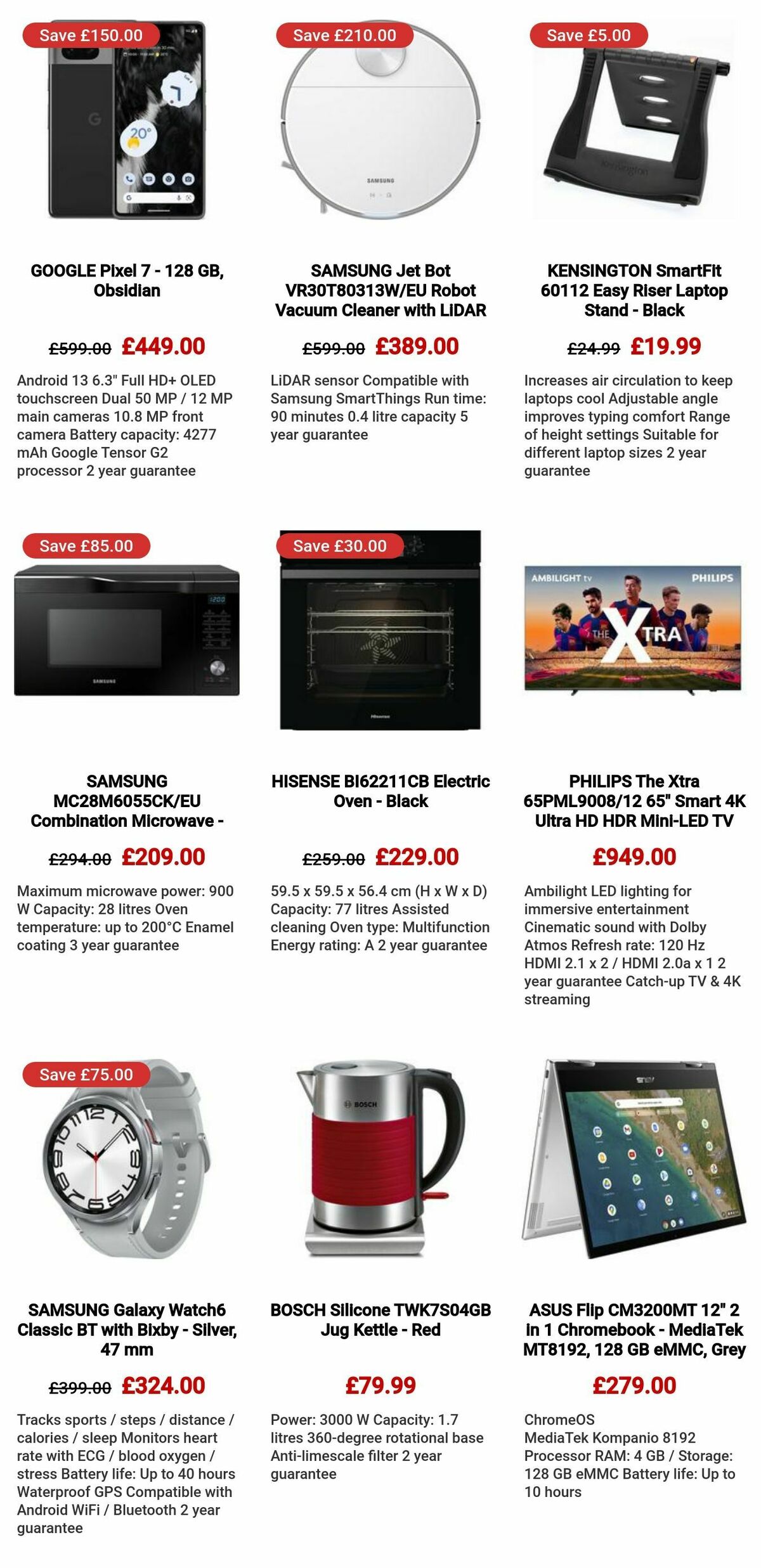 Currys Offers from 18 January