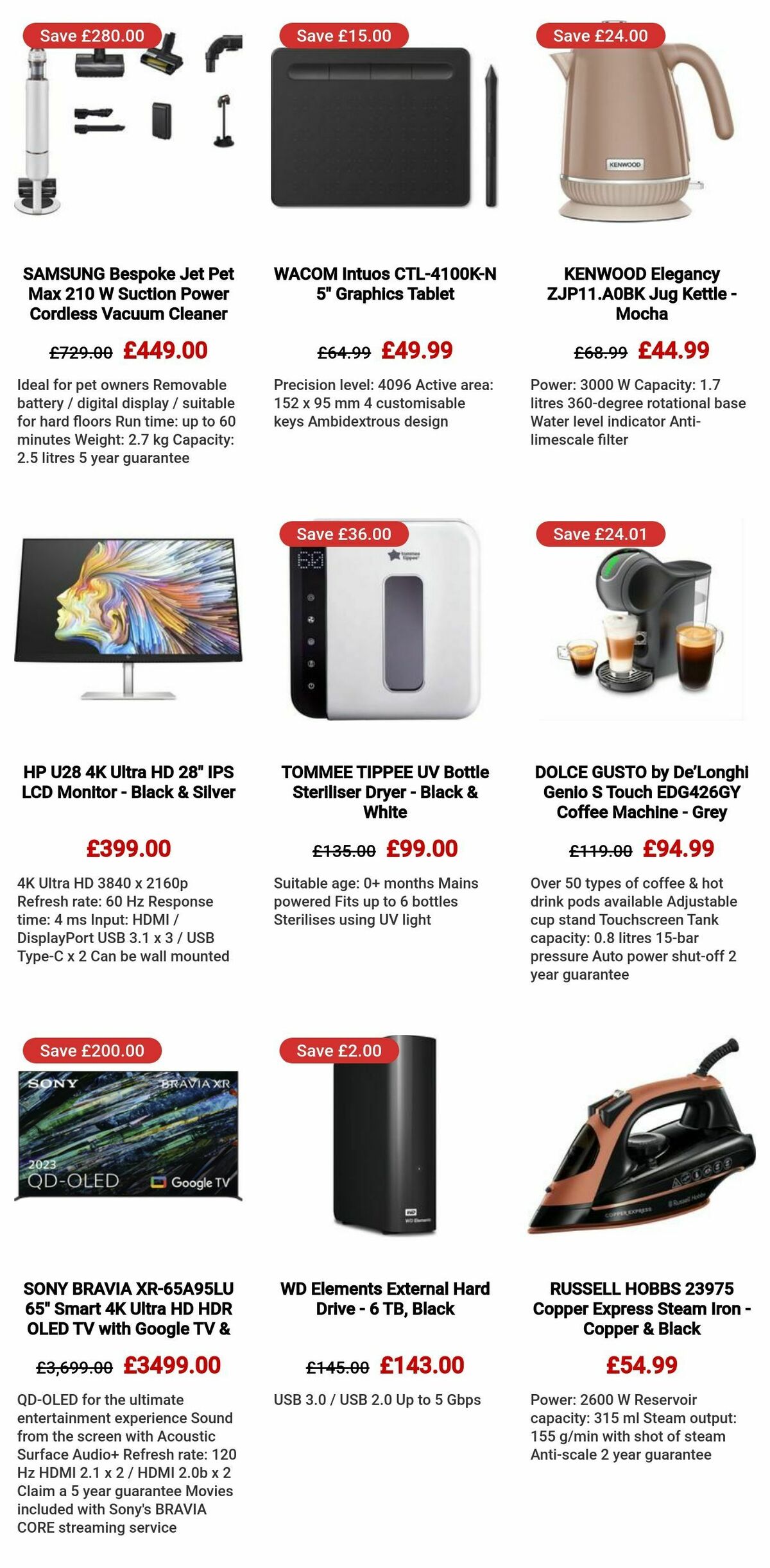 Currys Offers from 18 January