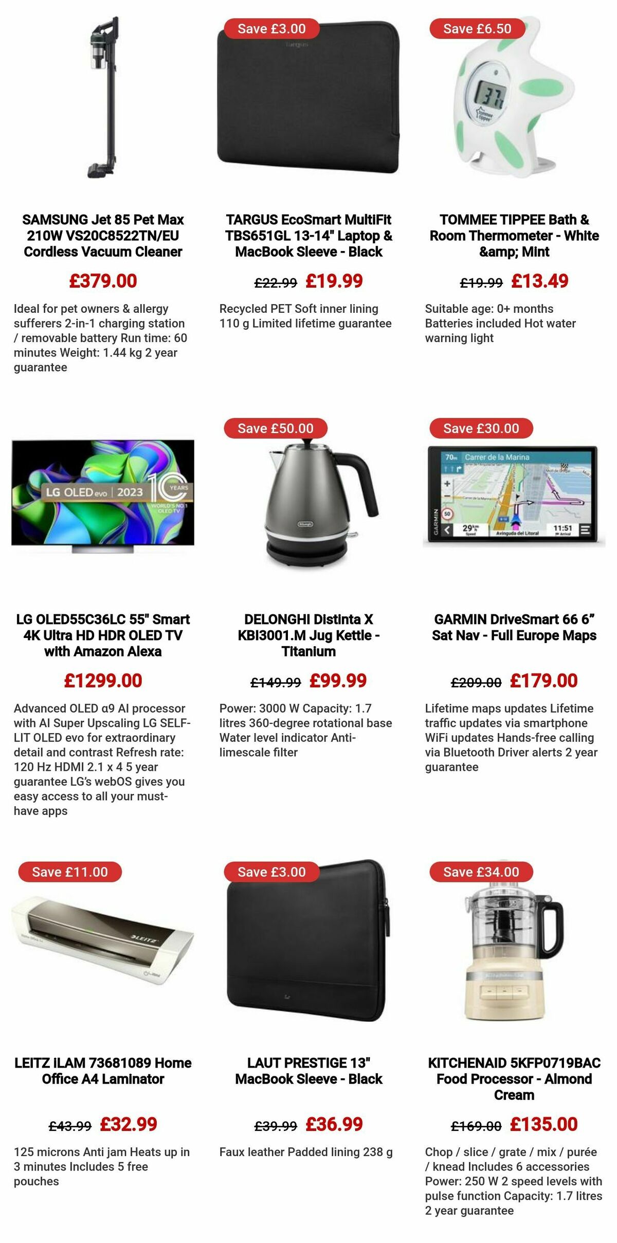 Currys Offers from 18 January