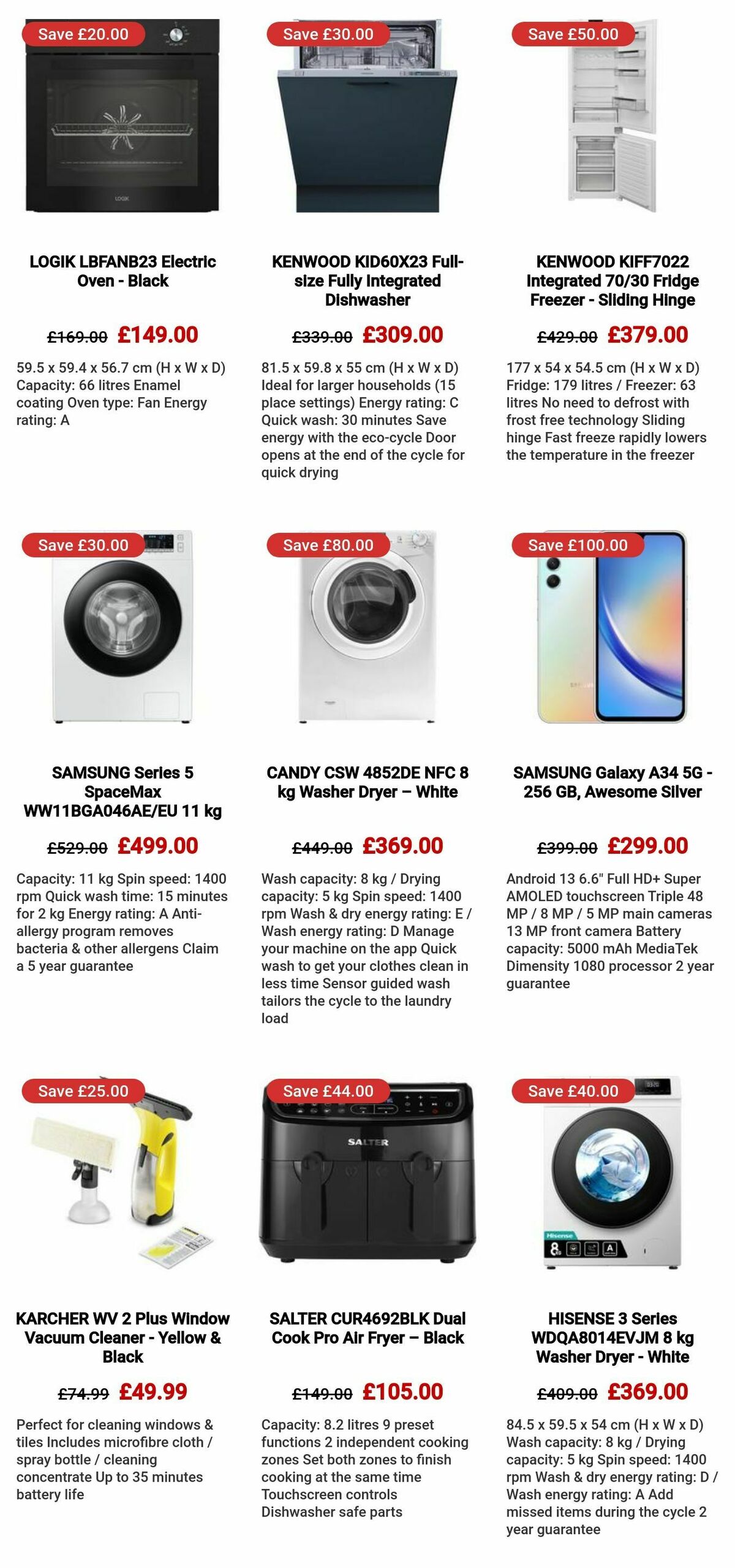 Currys Offers from 18 January