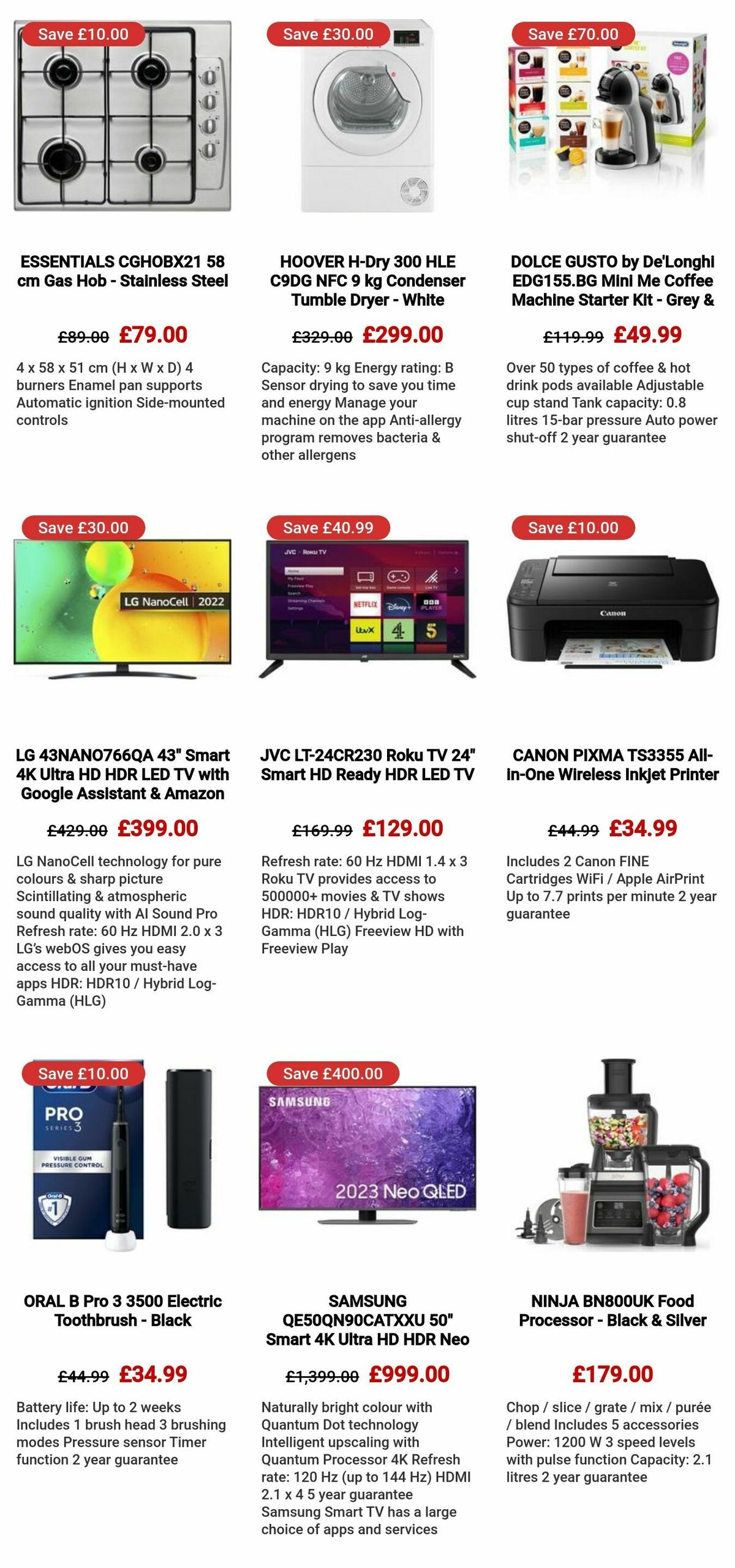 Currys Offers from 18 January