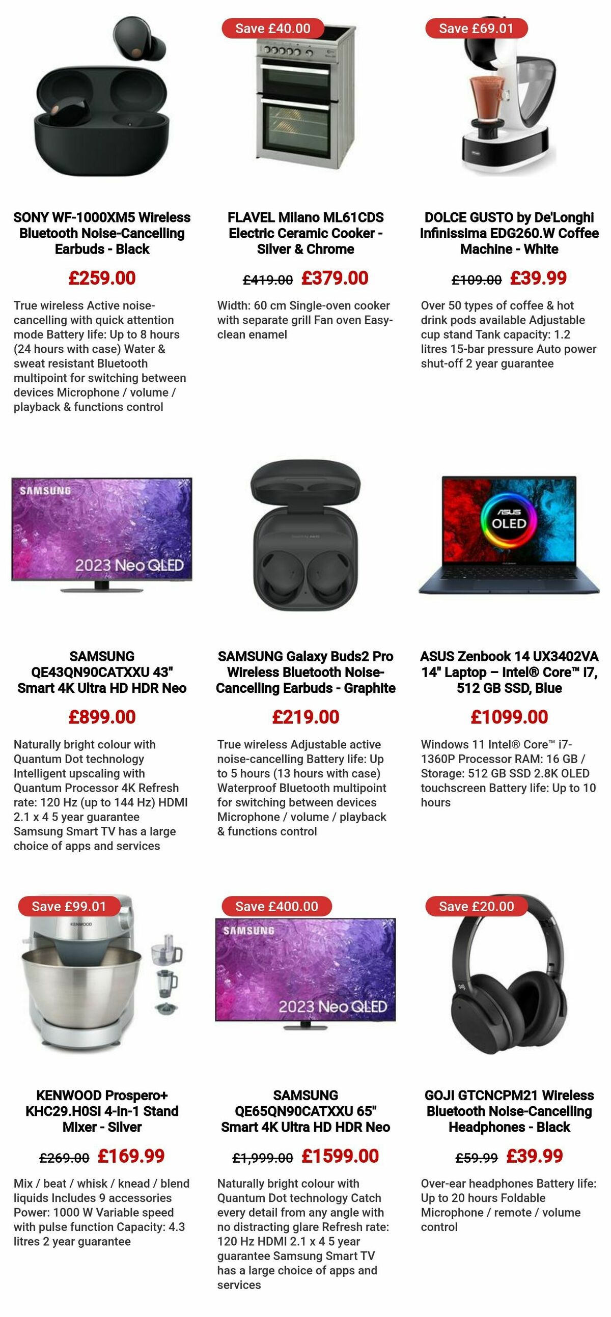 Currys Offers from 1 February