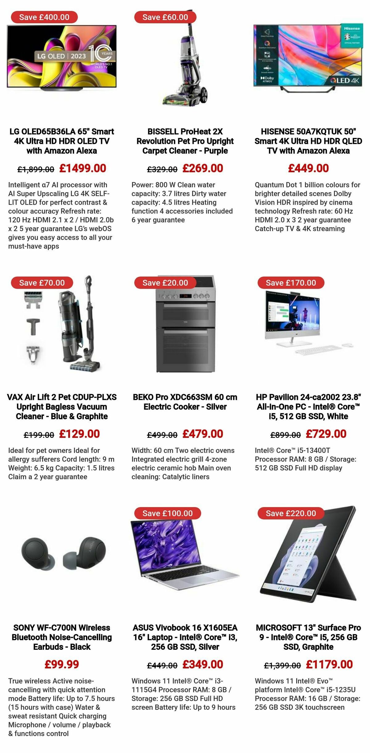 Currys Offers from 1 February